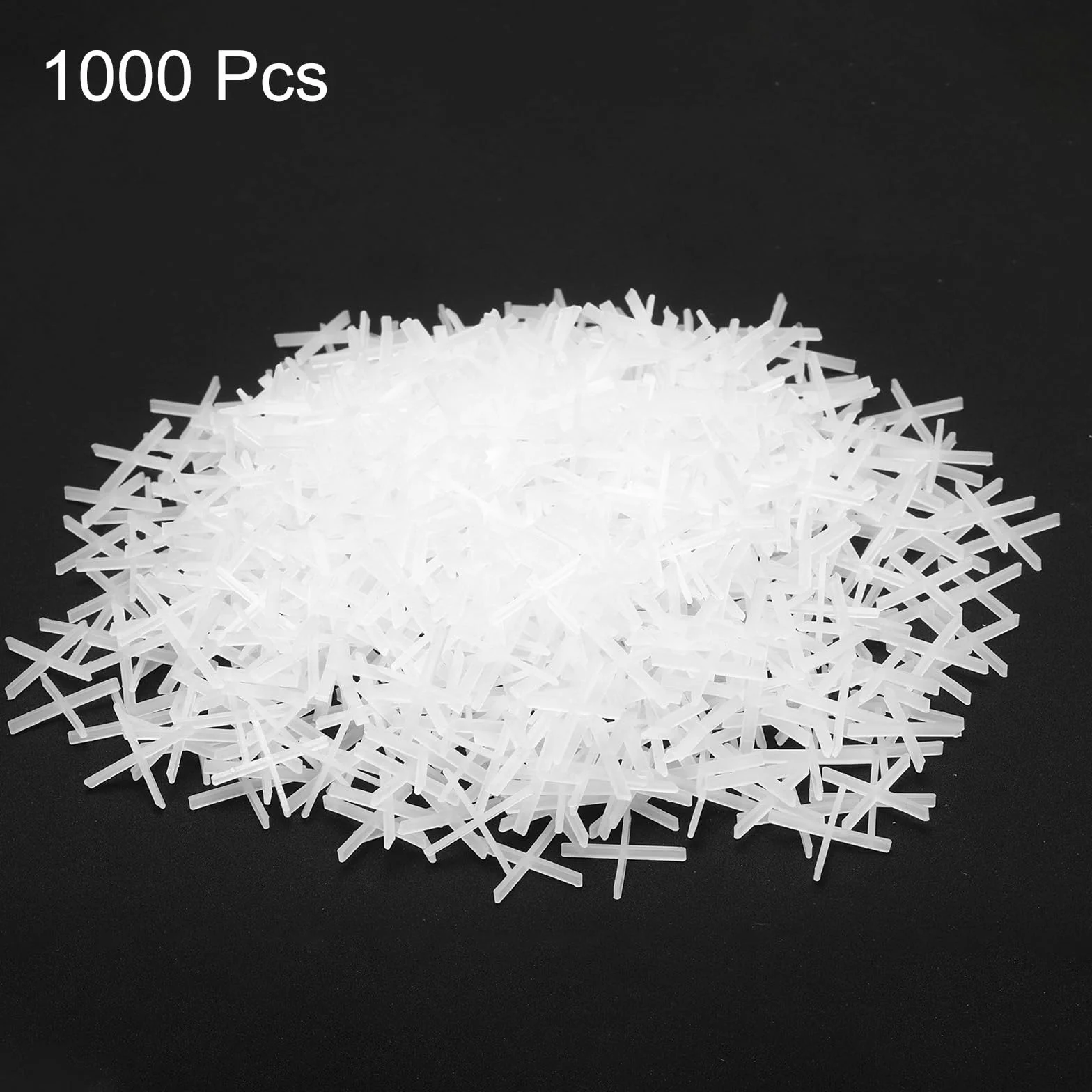 QUARKZMAN 1000Pz Separatori per Piastrelle 1mm Croce in Plastica Rigida Livellatore Spaziatura Piastrelle Ceramiche Parete Pavimento