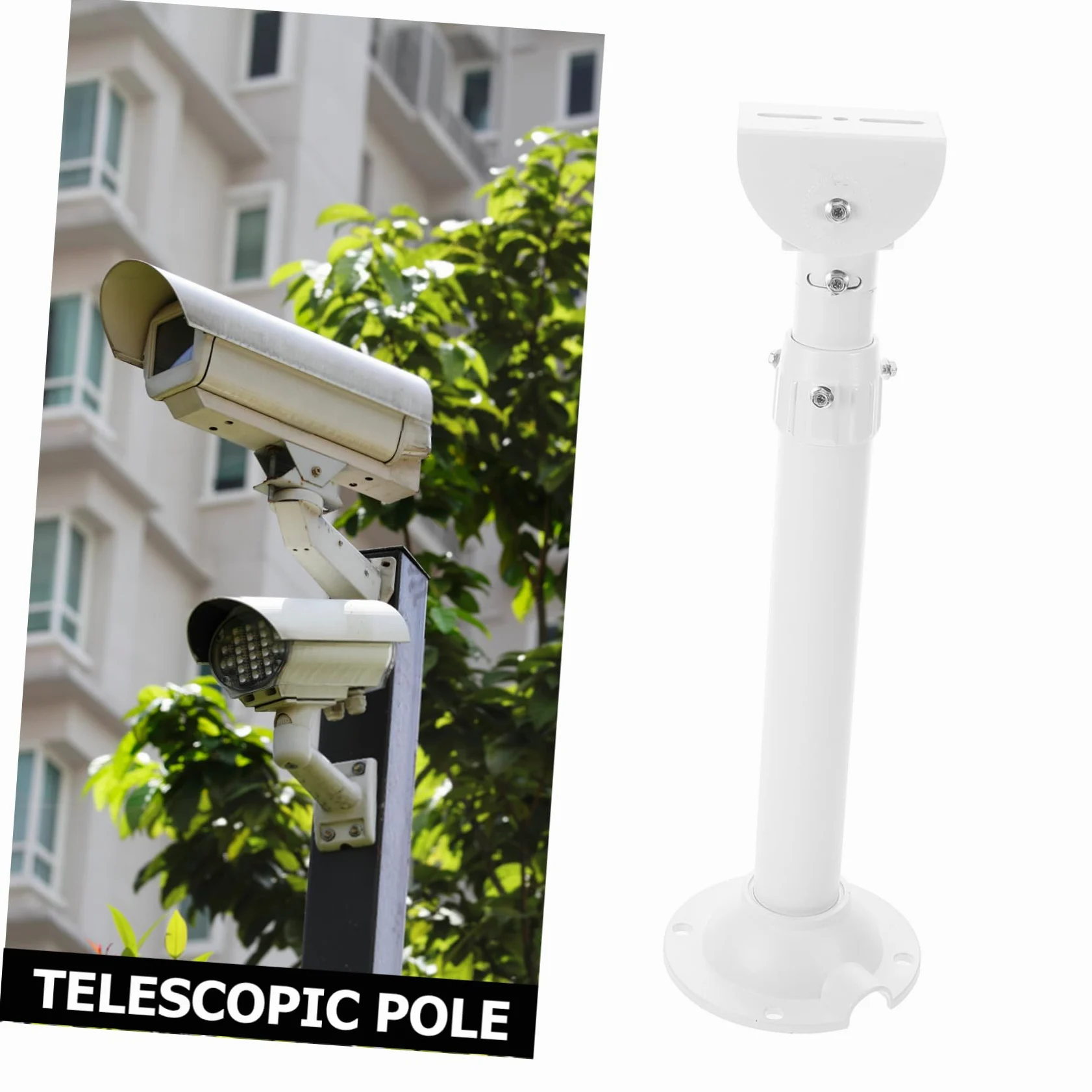 DOITOOL Supporto per Telecamera di Sorveglianza, Staffa da Parete in Lega di Alluminio, Orientabile 360° e Regolabile 90°, per Uso Interno ed Esterno