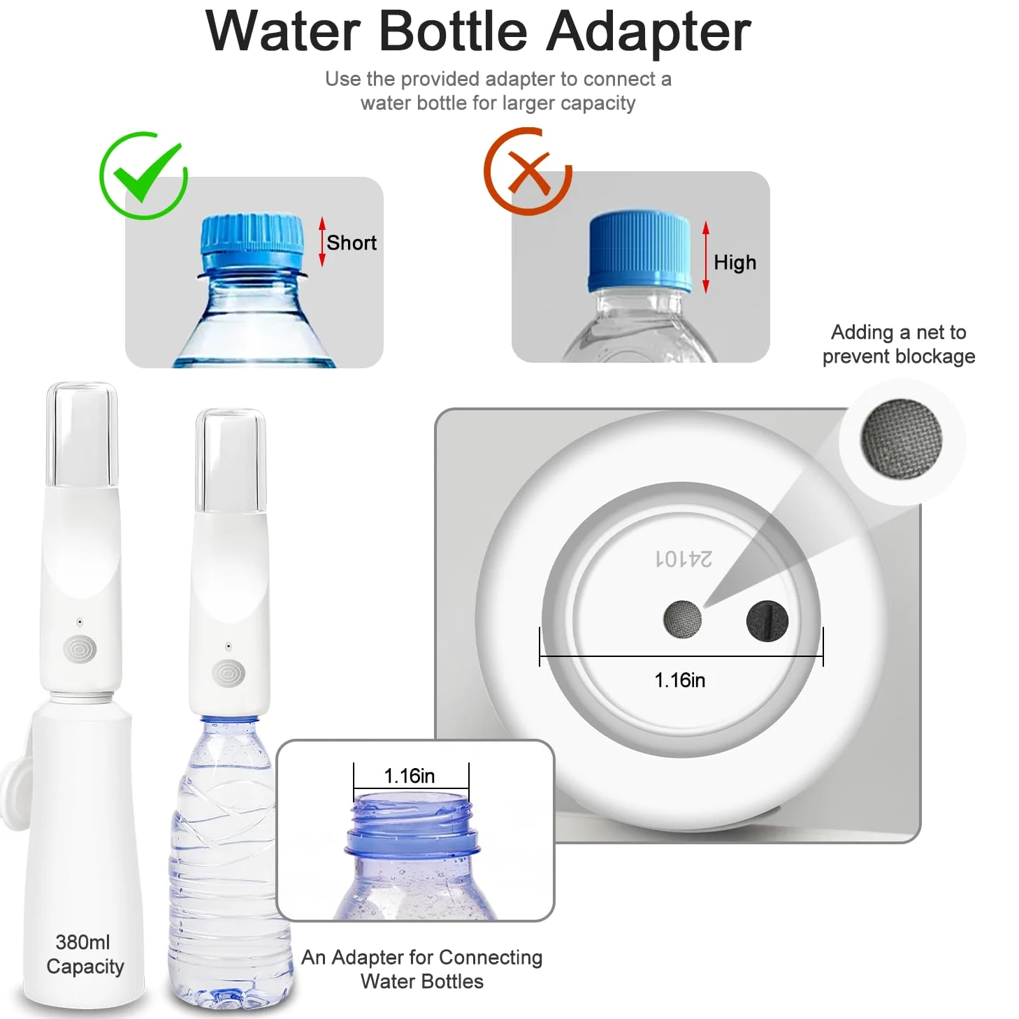 Bidet portatile da viaggio per donne/uomini, con 3 opzioni di pressione, USB C, spruzzatore elettrico ad alta pressione bidet per igiene personale, pulizia lenitiva post-partum/cura delle emorroidi