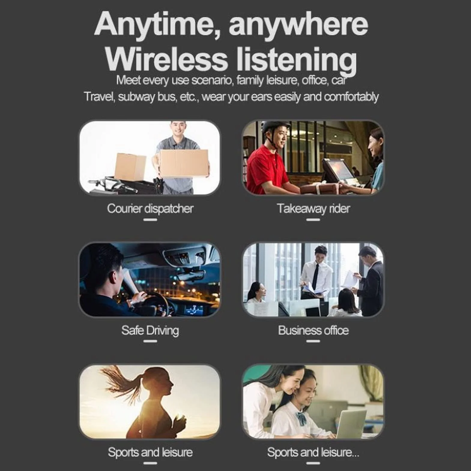 Auricolare Bluetooth 5.2, Auricolare Bluetooth 5.2 Wireless a Orecchio Singolo, Microfono HD Incorporato, Design Ergonomico, Orecchio Sinistro e Destro Universale, per Tablet