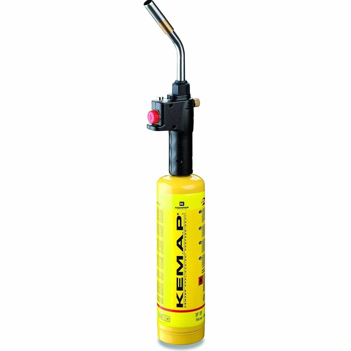 Profesjonalna lampa saldatura Valigetta Cannello + 2 bombole gazowe Kemap