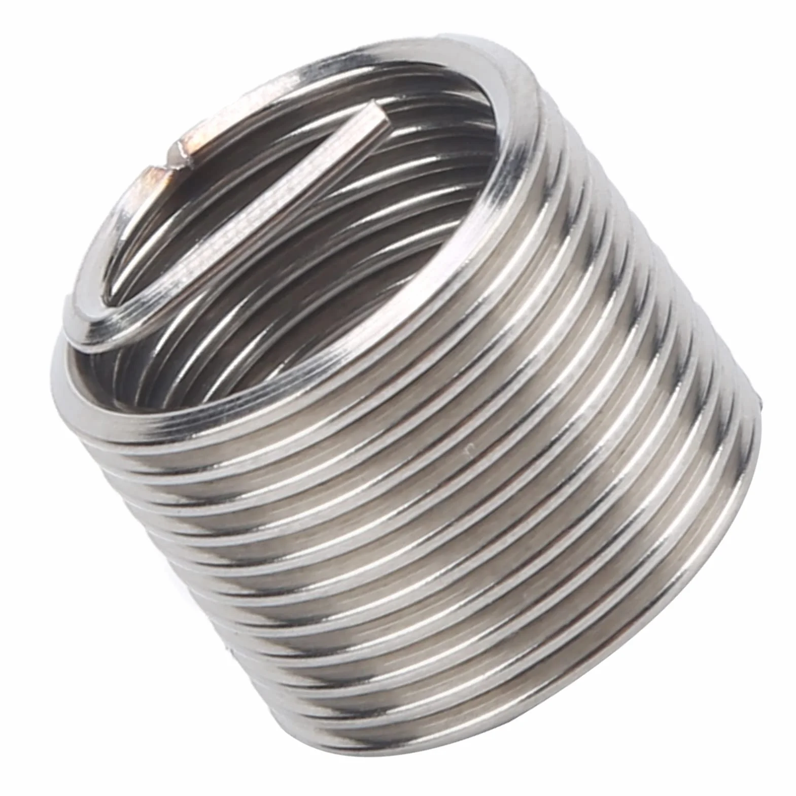 Fdit Kit di Strumento di Riparazione Filettatura, 20 pezzi M14x1.5x1.5D Inserti Filettati, Presa Vite Acciaio Inossidabile per Lavorazione Metalli