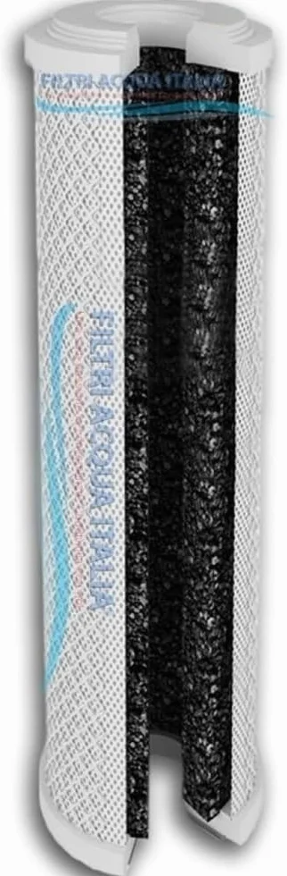 Cartuccia Carbon Block 5 Micron 10 Pollici CTO Filtro a carbone attivo per osmosi inversa Set 3 Pz. Filtri Acqua Italia®
