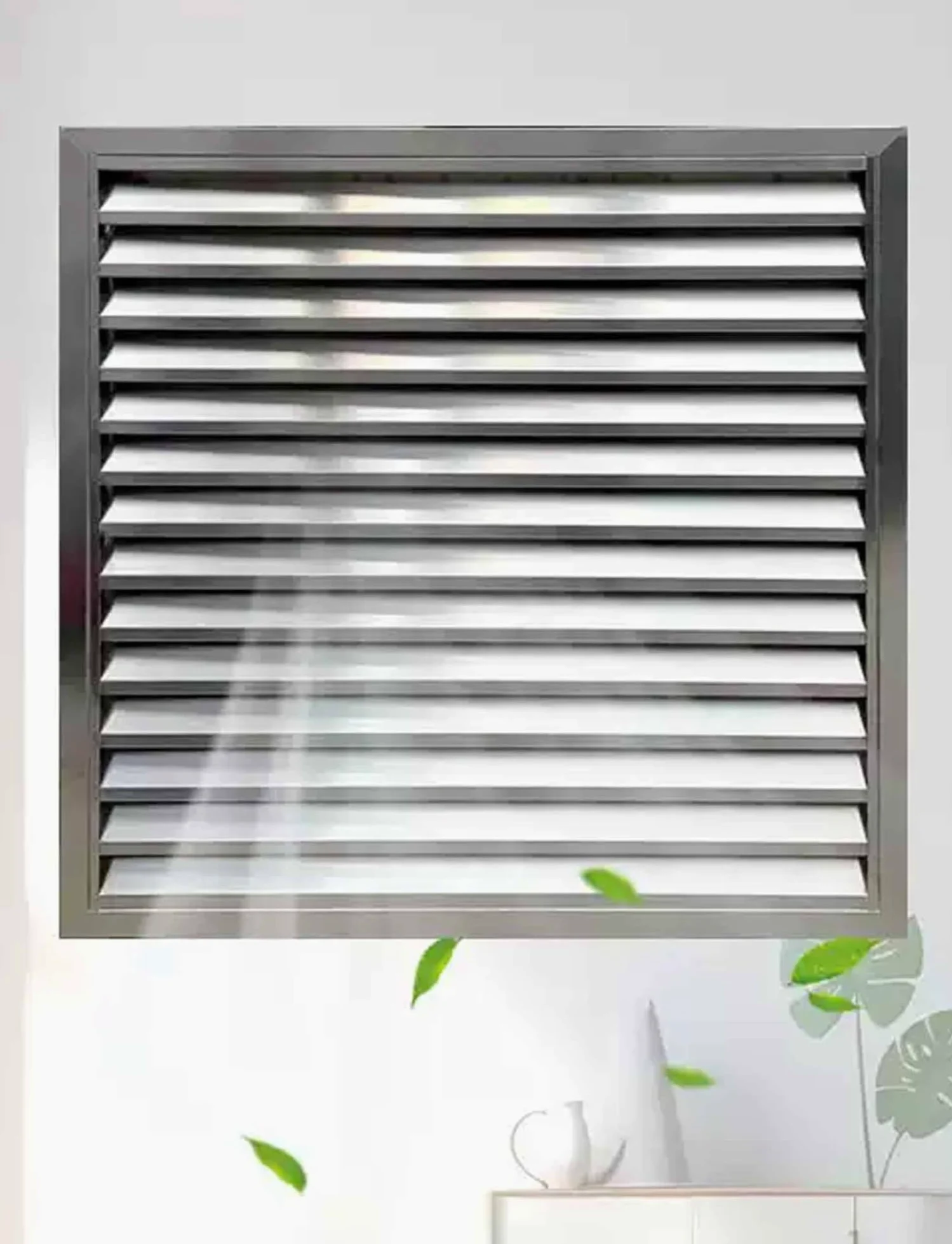 Generico Copertura di Ventilazione in Metallo Resistente - Griglia di Ventilazione Versatile per Installazione a Parete e a soffitto, Ideale per la Gestione del Flusso d'Aria in casa e in Ufficio.