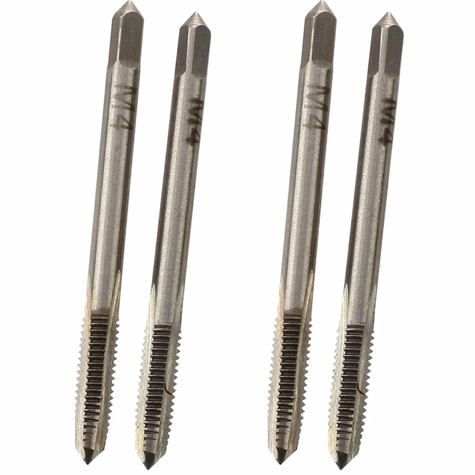 Stoepsel maschi per filettatura manuale 4 pezzi metallo 4 mm