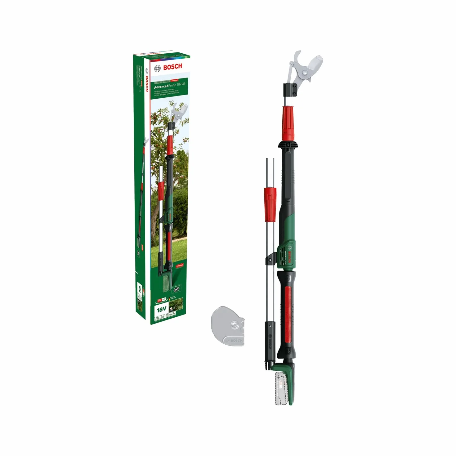 Bosch Forbici Potatura a Batteria Advancedprune 18V-45 45 mm 600 Tagli Asta di Prolunga