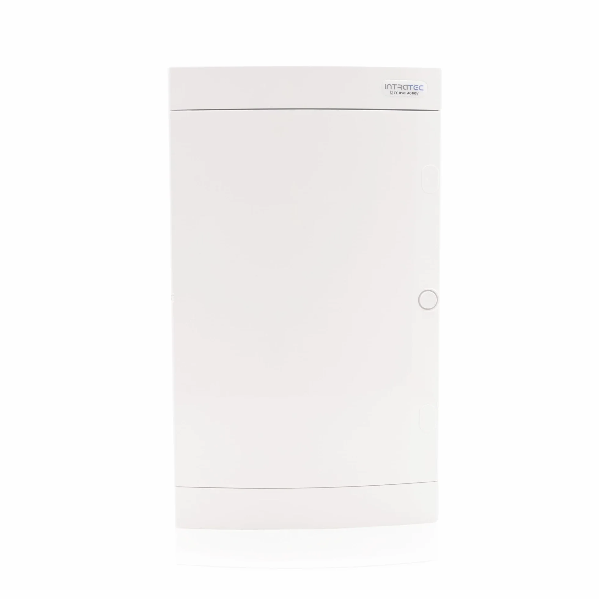 Intratec ripartitore di comunicazione a parete, IP40 – Distribuzione multimediale per casa connessa, armadio per sistemi multimediali, 287 x 485 x 112 mm, bianco