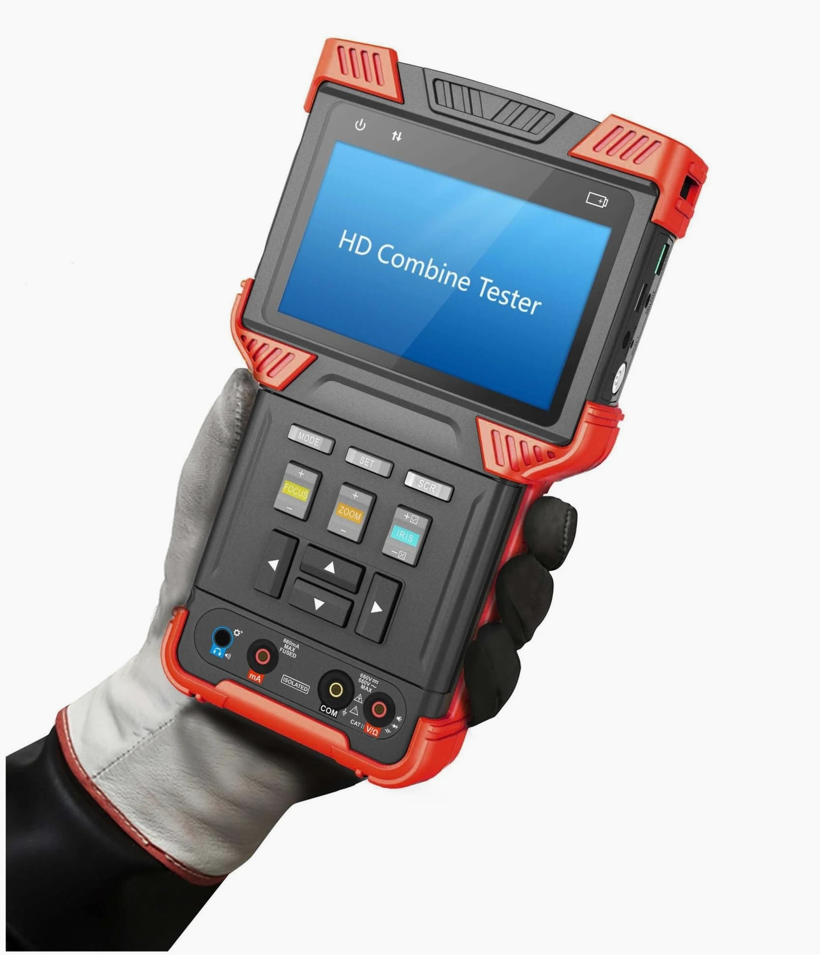 Tester CCTV, T73 CCTV TESTER 4''Schermo TFT Supporto H.265/H.264 Telecamera IP Coassiale AHD CVI TVI Tester Di Videosorveglianza Misurazione Accurata