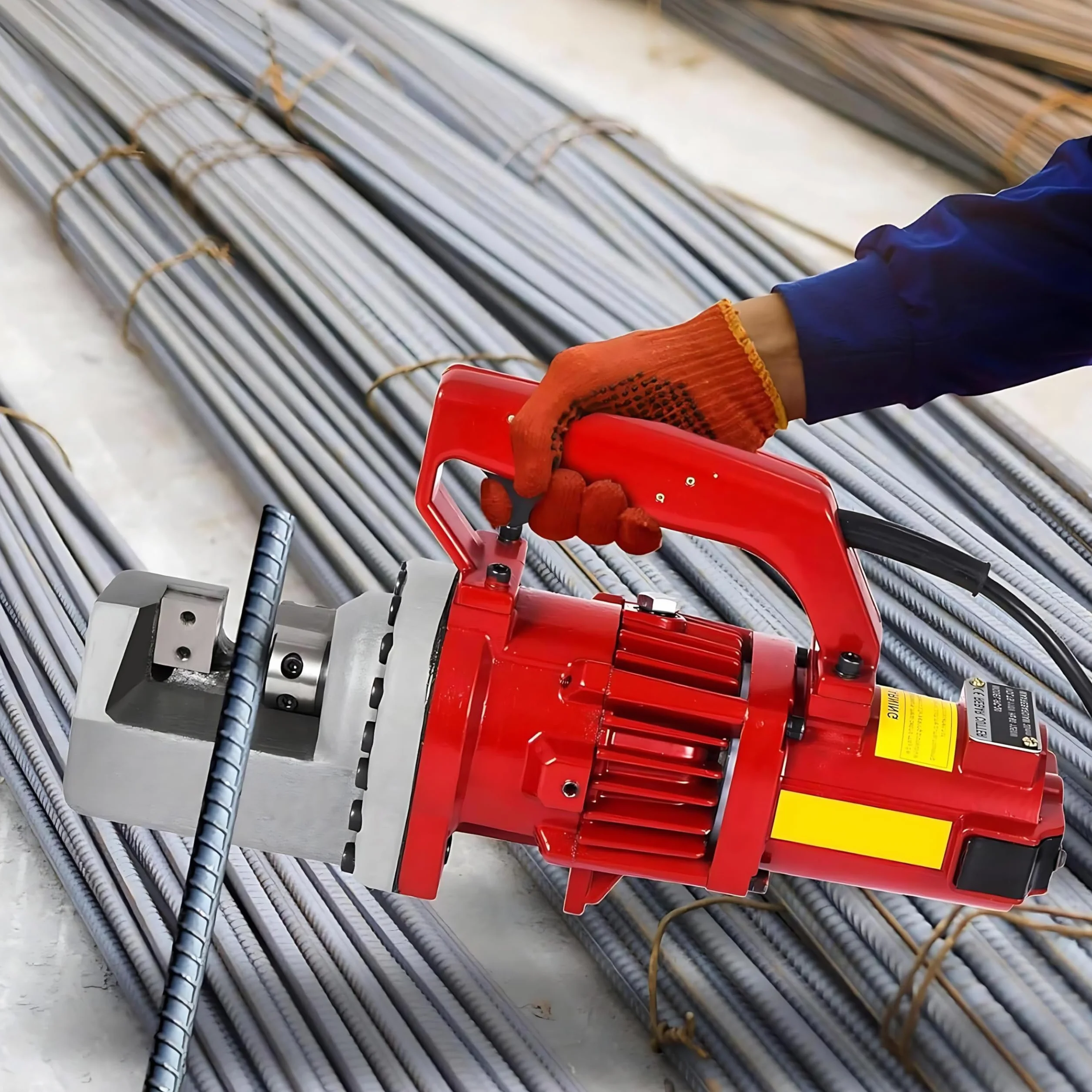 Tagliaferro Rapido Elettroidraulico 1250W Rame Taglio #3-#6 Custodia Inclusa