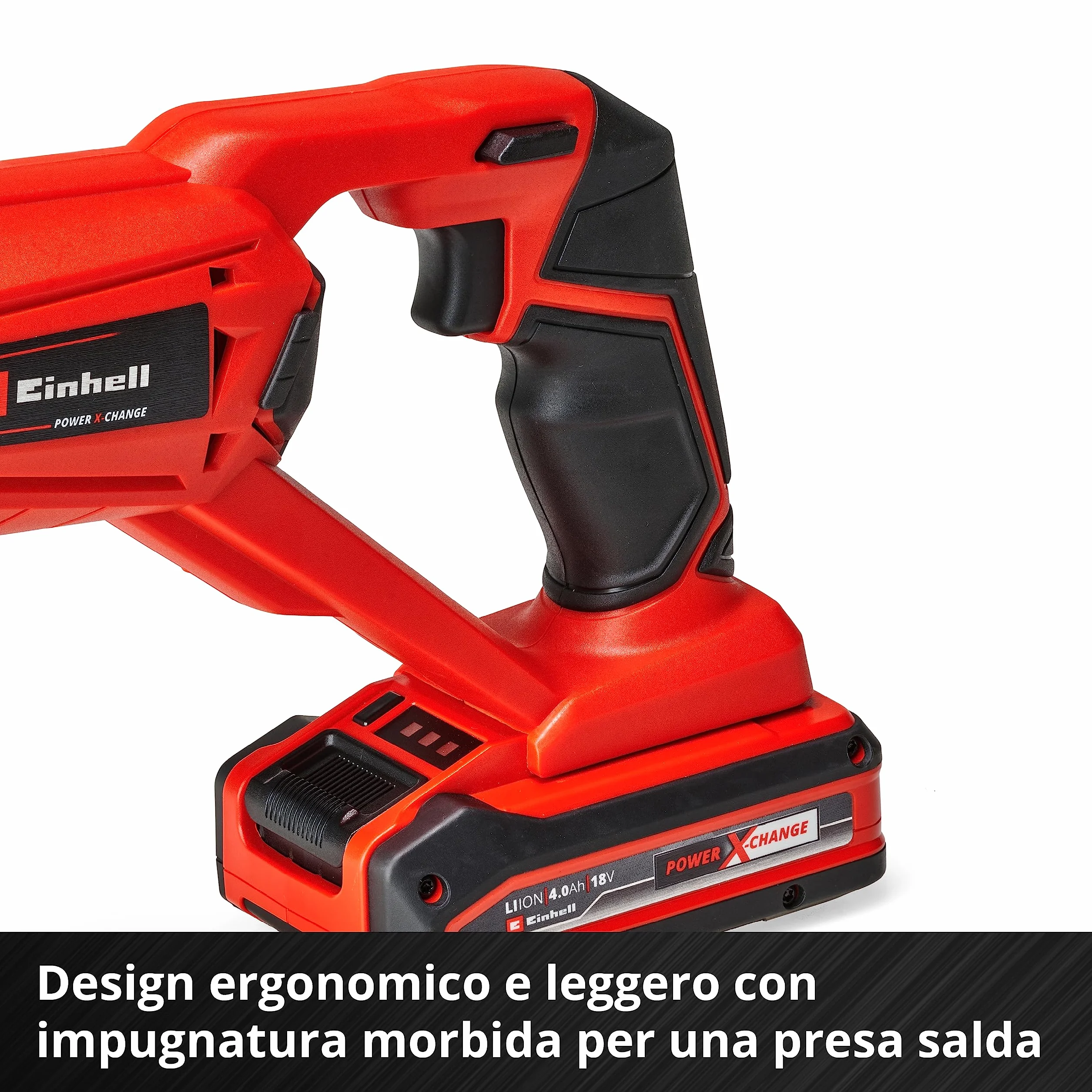 Einhell Gattuccio a Batteria TE-AP18 Li Solo, Vari, Black, Red, Senza Batteria e Caricabatteria - Famiglia Power X-Change