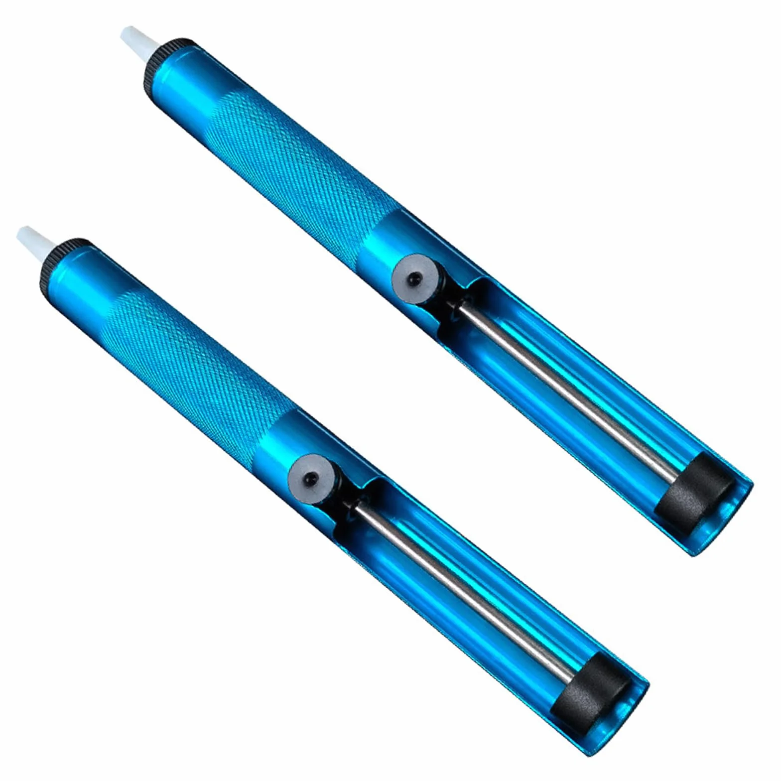 Pompa Dissaldante Aspirazione Stagno Saldatura Liquido Solder Sucker 2PC Blu Kiuiom