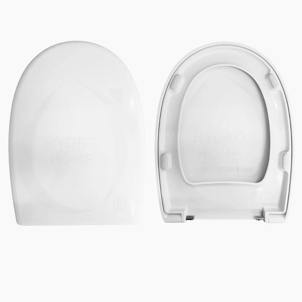 Copriwater Sedile Wc Loft Hidra Come Originale, In Plastica Termoindurente Avvolgente,Colore Bianco MADE IN ITALY