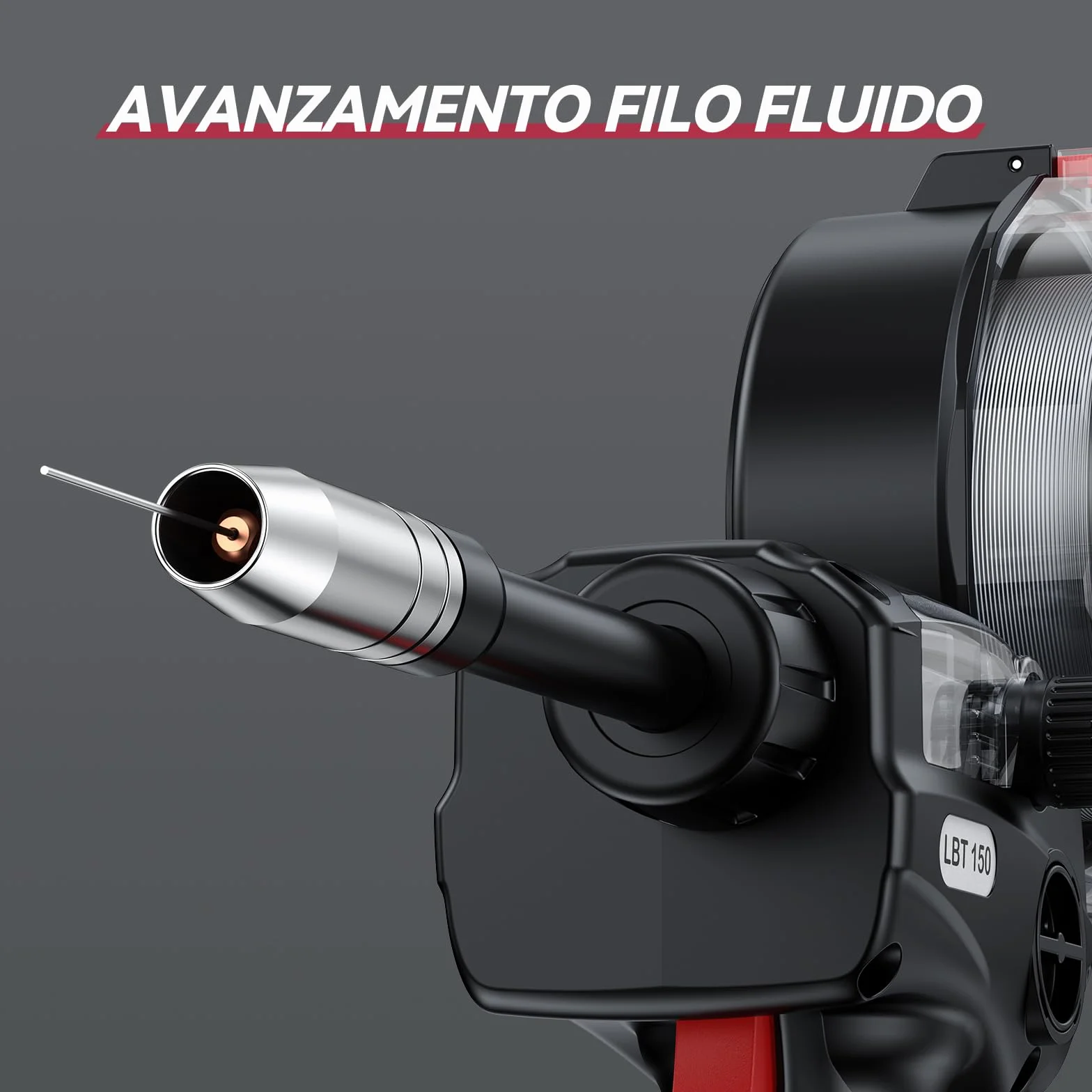 ARCCAPTAIN Spool Gun per saldatura in alluminio attacco europeo 5 poli 3 m per MIG205MP MIG205PRO