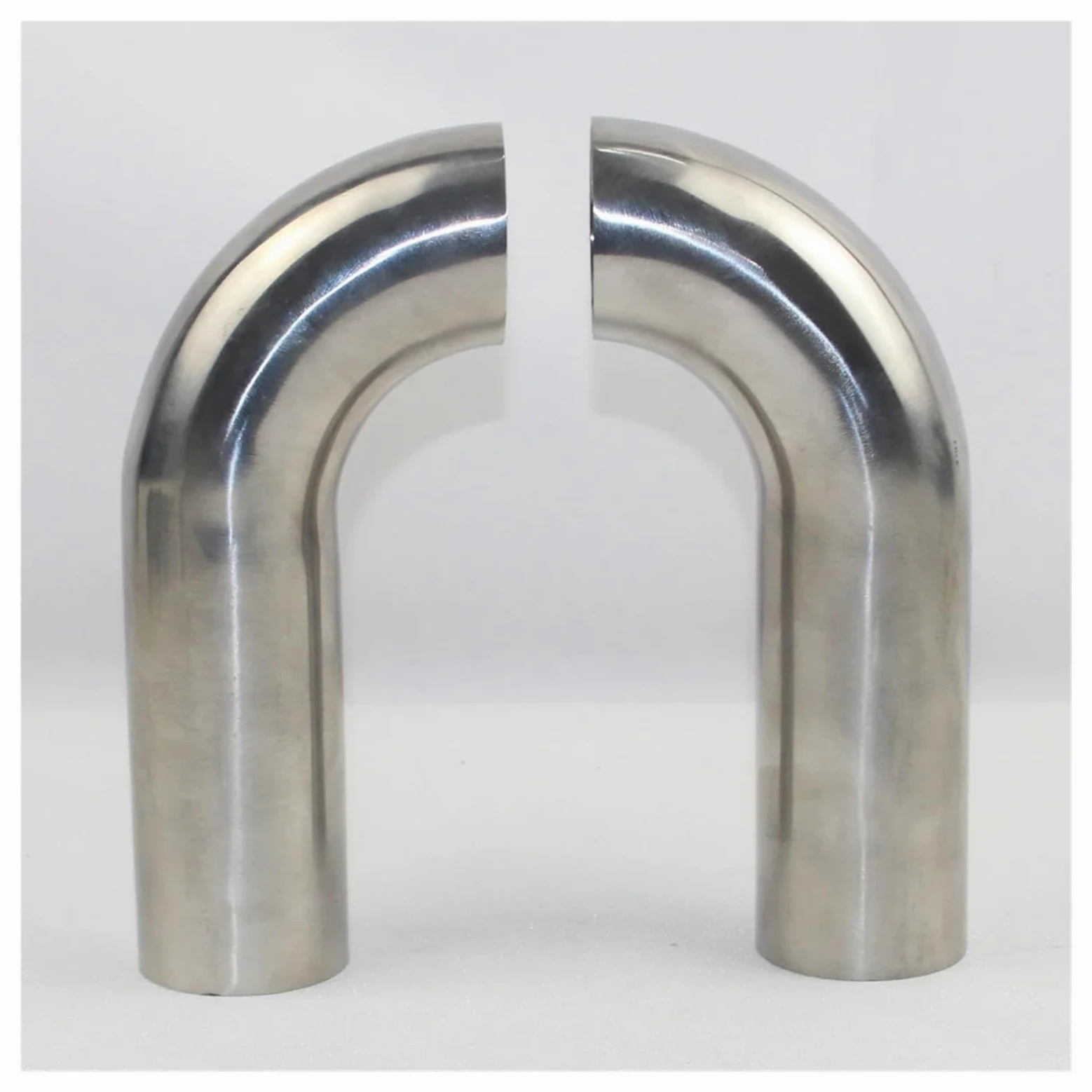 Terminale Scarico Raccordi Per Tubi Saldati Con Estensione Unilaterale 90 Gradi 100 Mm Per Tubi In Acciaio Inossidabile 304 Raccordi Per Tubi Sanitari Silenziatore(102mm x2mm)