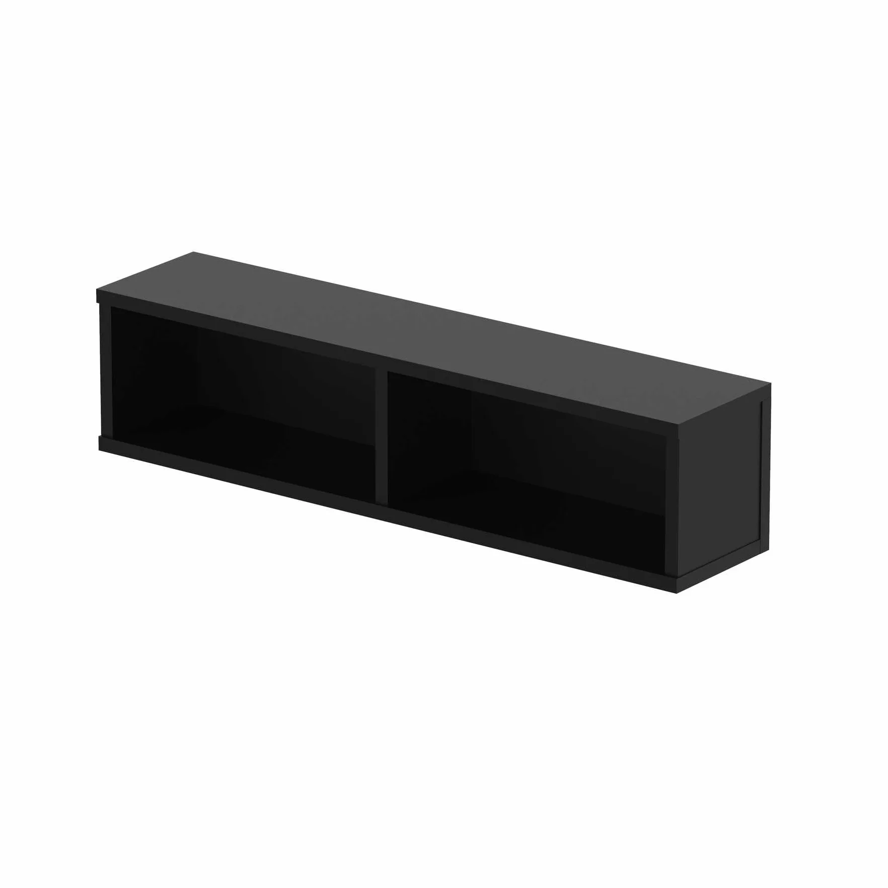 Glorious CD Box Black 90 - Contiene Fino A 90 Compact Disc, Facilmente Impilabili Con Altri Contenitori, Con Divisore (45 Per Scomparto), Nero