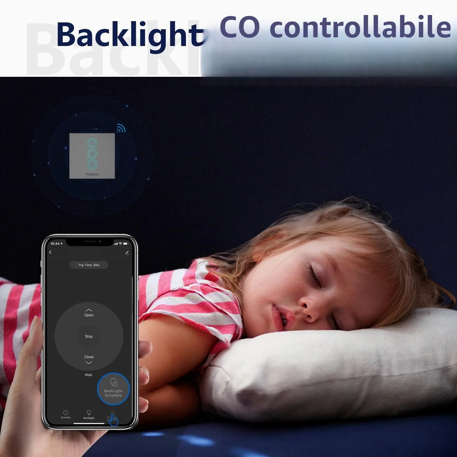 Maxcio Timer per tapparelle Smart Rolladen Alexa Interruttore On AB 1 2 4 (4 Packs)