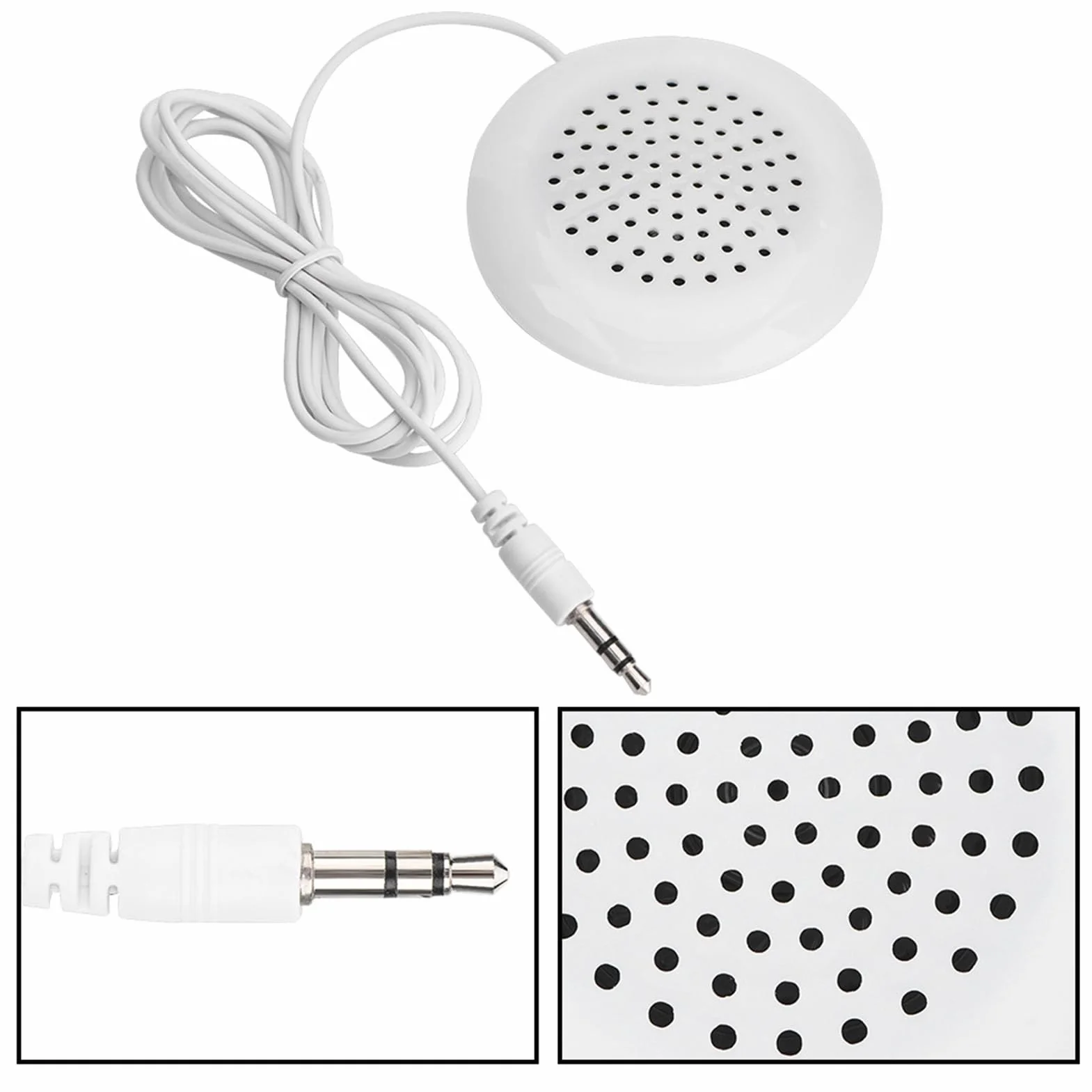 Brrnoo FAI DA TE Cuscino Altoparlante, Mini Altoparlante FAI DA TE 3.5mm Mini Musica Cuscino Altoparlante MP3 Telefono Stereo Speaker per Touch CD Portatile
