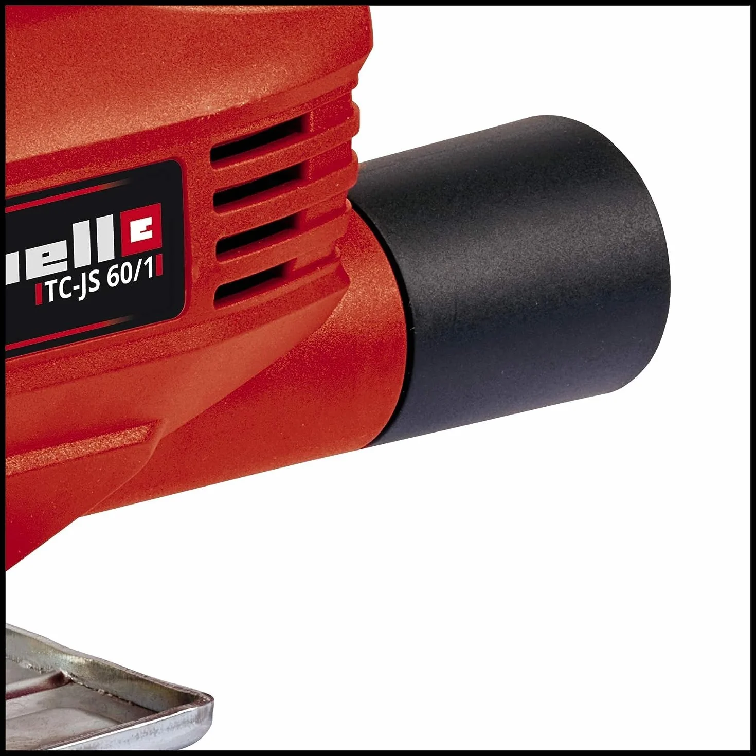 Einhell Seghetto alternativo TC-JS 60/1 (tensione 220-240 V, 400 W, oscillazioni al min. 1000-3000, max taglio legno 60 mm, plastica 10 mm, metallo 6 mm, cambio lama manuale)