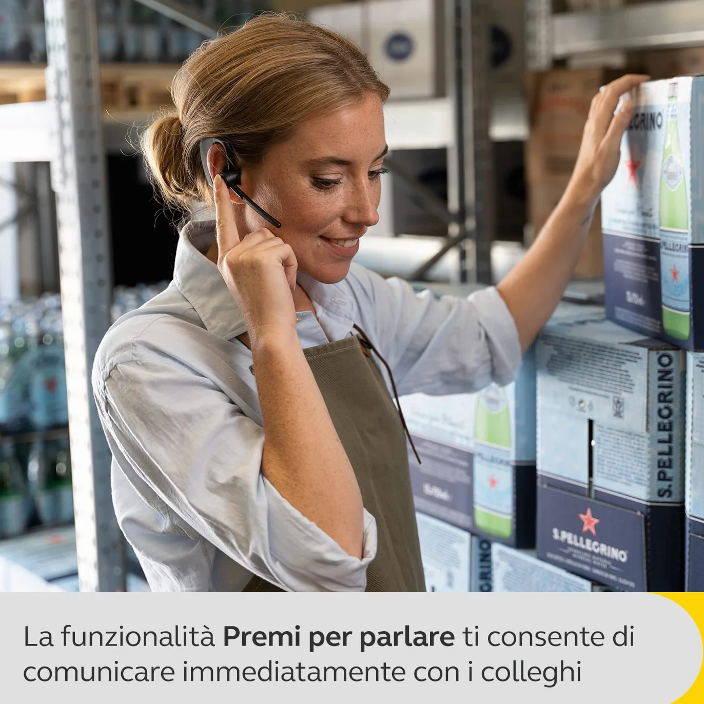 Jabra Perform 45 Mono Auricolare Bluetooth con gancio auricolare, microfono con cancellazione del rumore ultra avanzata, funzionalità Premi per parlare, modalità Face2Face e design sobrio Nero