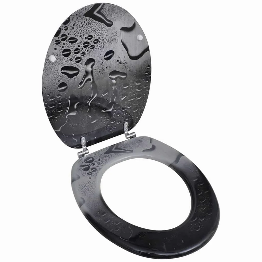 Sedile WC con coperchio a goccia d'acqua lunetta sedile WC 02_0002886