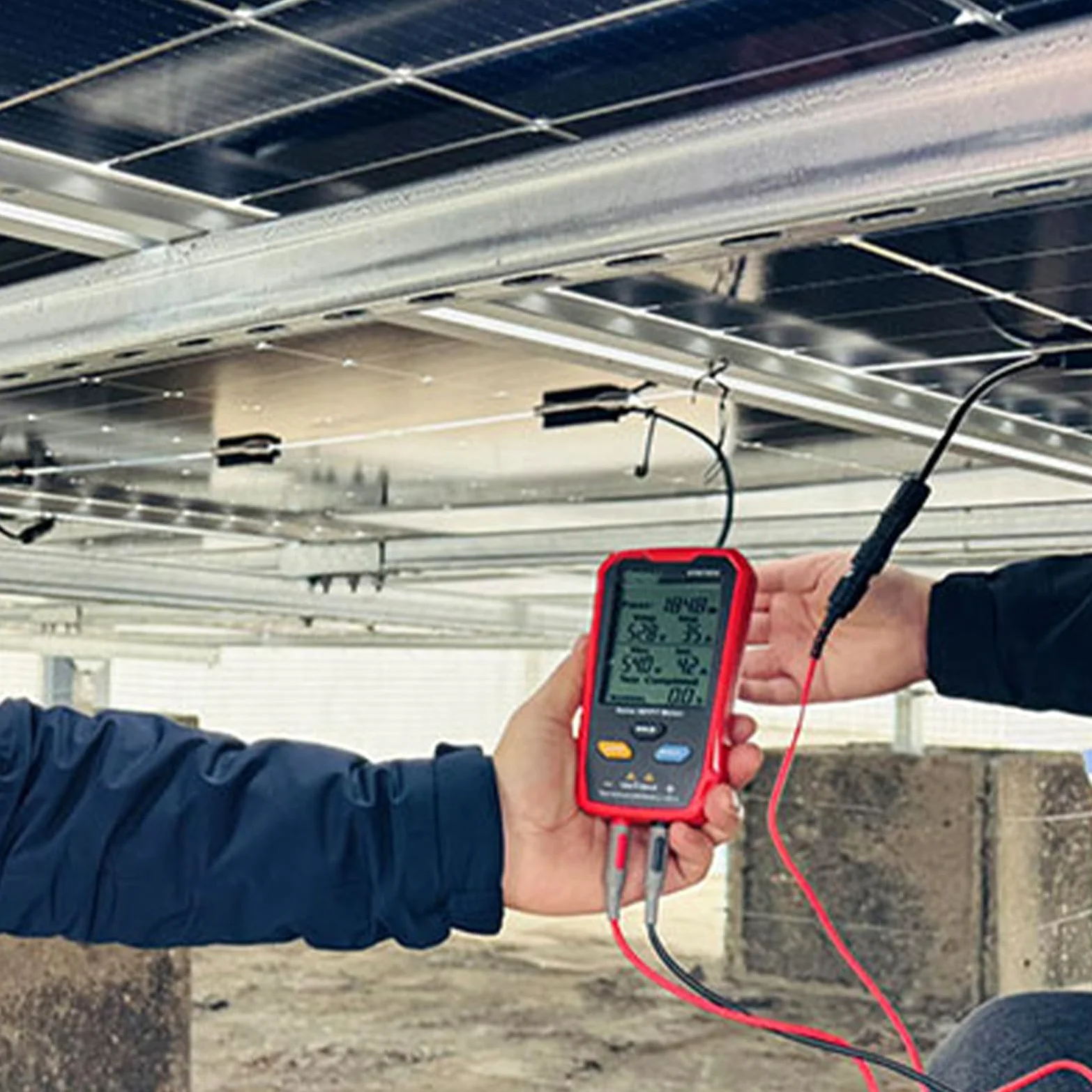 Multimetro fotovoltaico Tester per pannelli solari MPPT Meter Strumento di risoluzione dei problemi a circuito aperto per tester del pannello di prova
