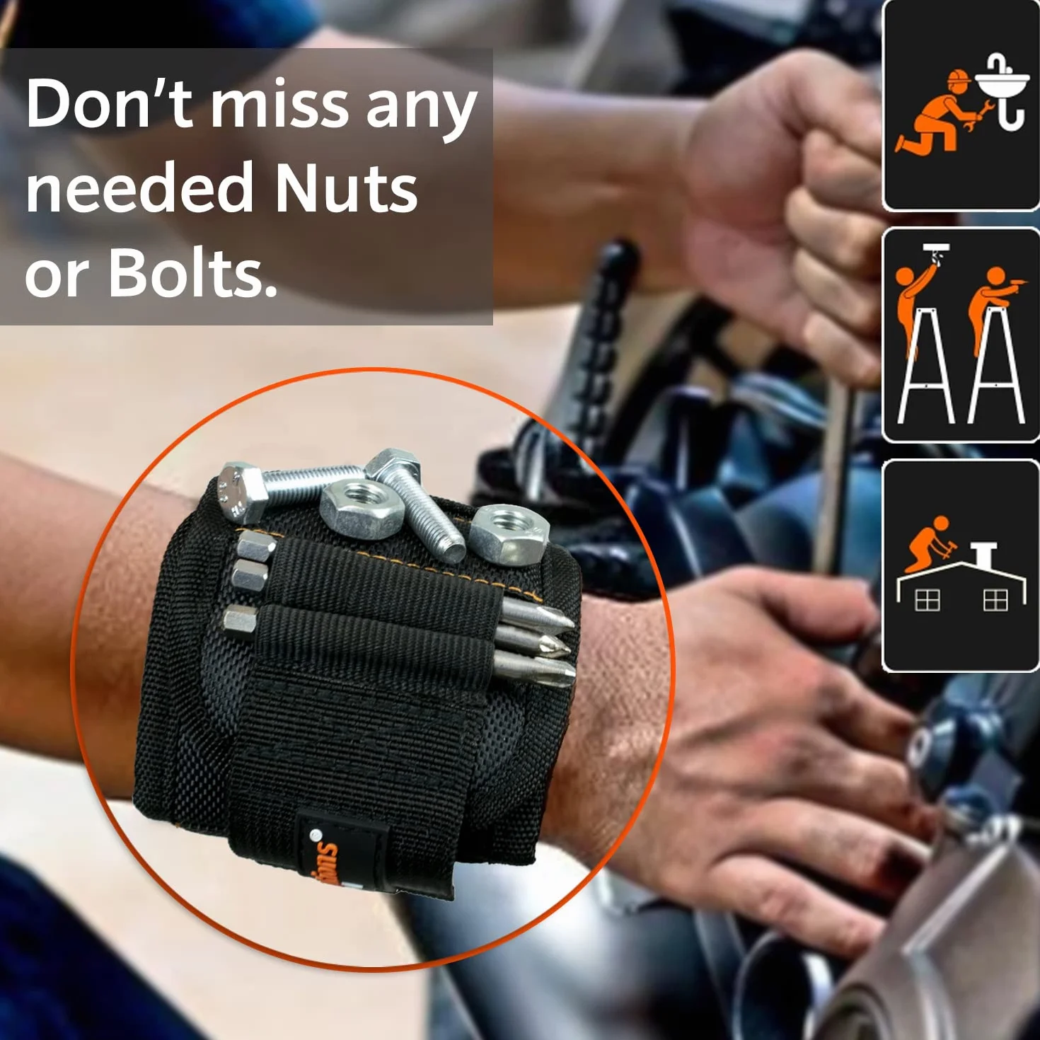 Braccialetto magnetico per uomini regali 2025 papà gadget