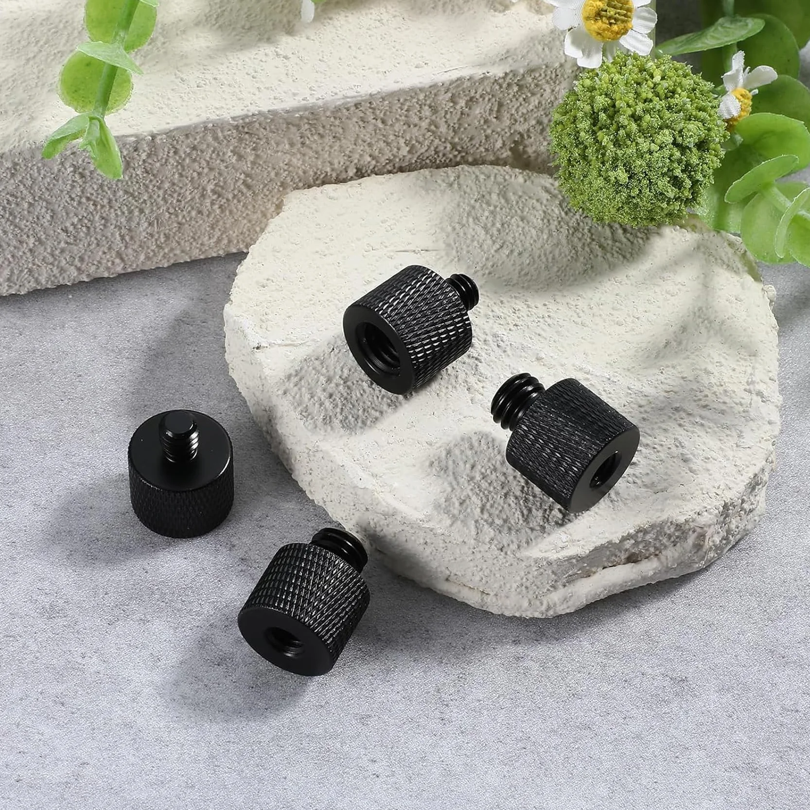 Adattatore Filettato per Treppiede, 3/8" a 1/4" e 1/4" su 3/8", 4 Pezzi