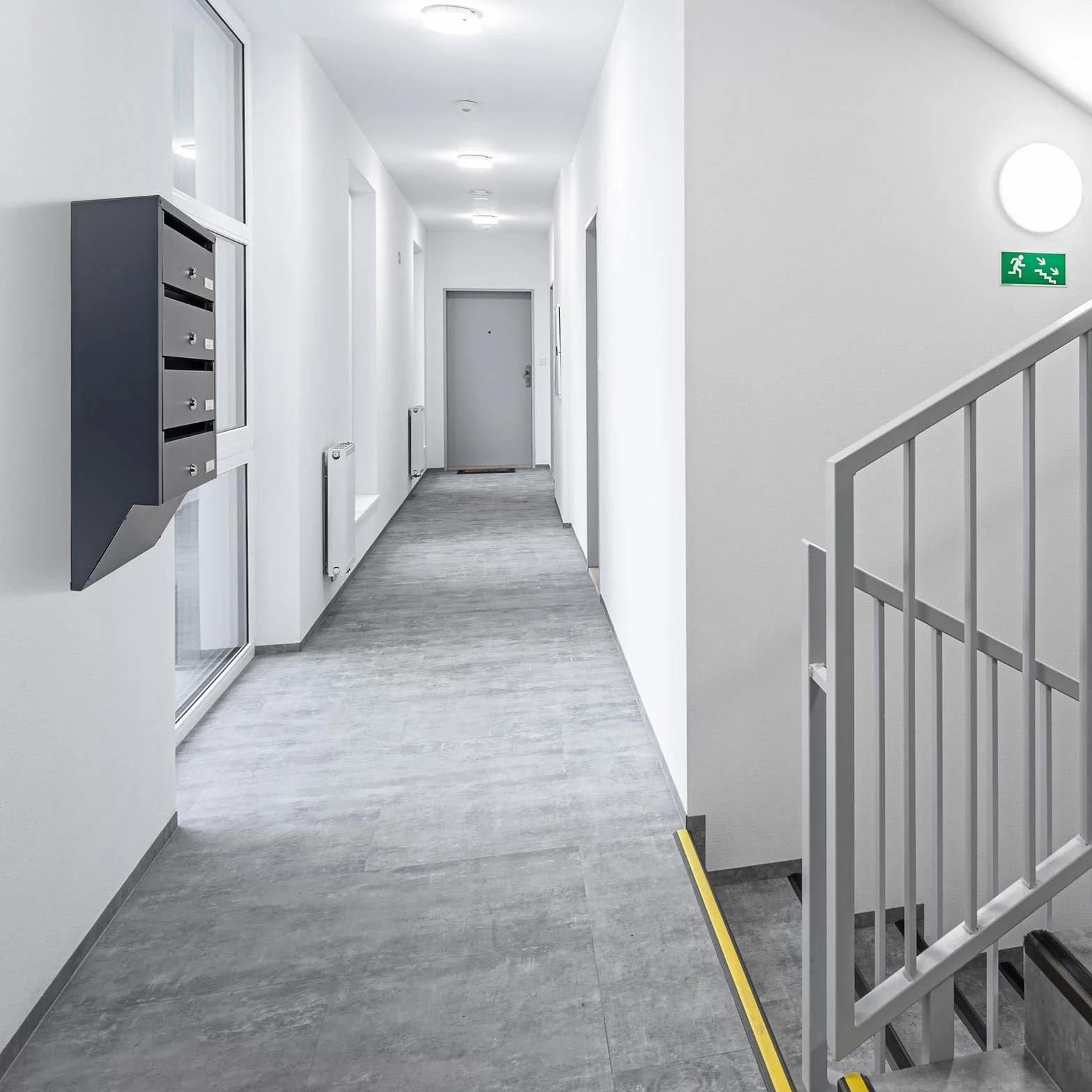 Profirst Cassetta delle lettere Maildrop 4 serratura a cilindro in acciaio antracite, 2 chiavi