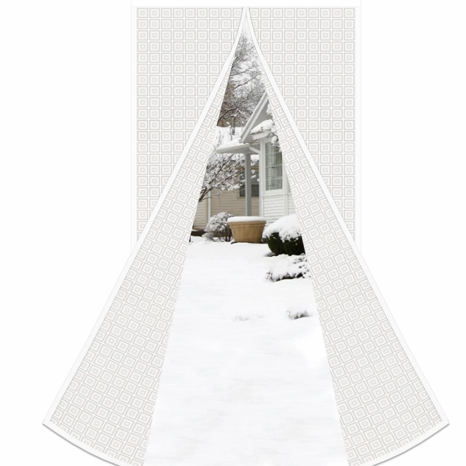 Risareyi Magnetica Tenda Isolante Termico per Porte per Finestre 80x230cm in EVA Traslucido Impermeabile Contro Freddo Antipolvere con Calamita, Chiusura Automatica, Bianco