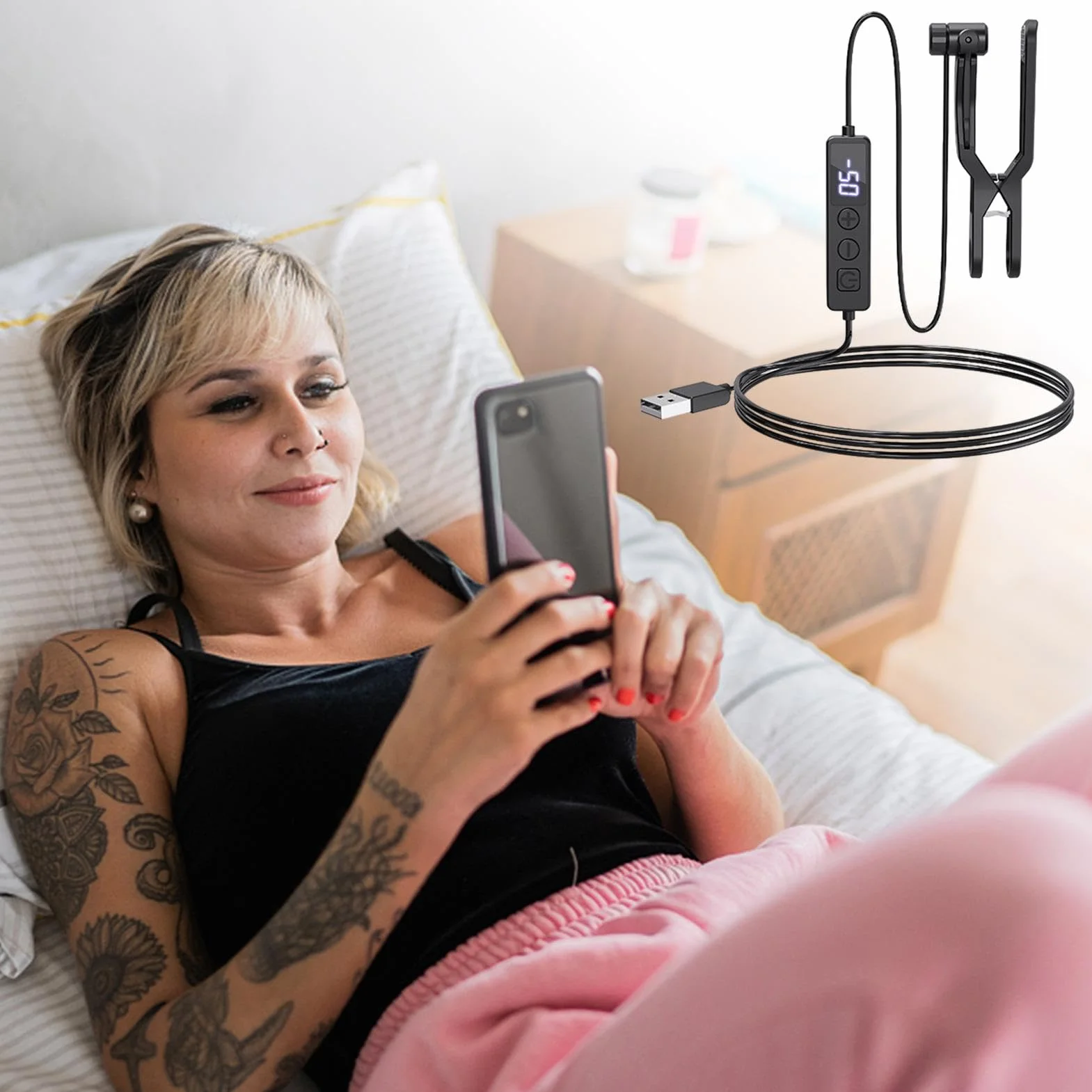 Tapper automatico dello schermo del telefono – Numeroso-scopo Game Assistan Speed Clicker | USB Connected Screen Auto Phone Clicker | Clicker schermo del telefono per giochi mobili Smart Device Screen