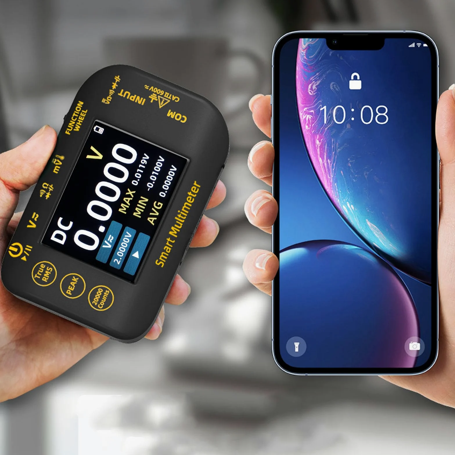 Multimetro Digitale Fotovoltaico, Schermo a Colori TFT Ad Alta Risoluzione S450 con Gamma Automatica, Registrazione Dati, per Test di Sistemi Fotovoltaici