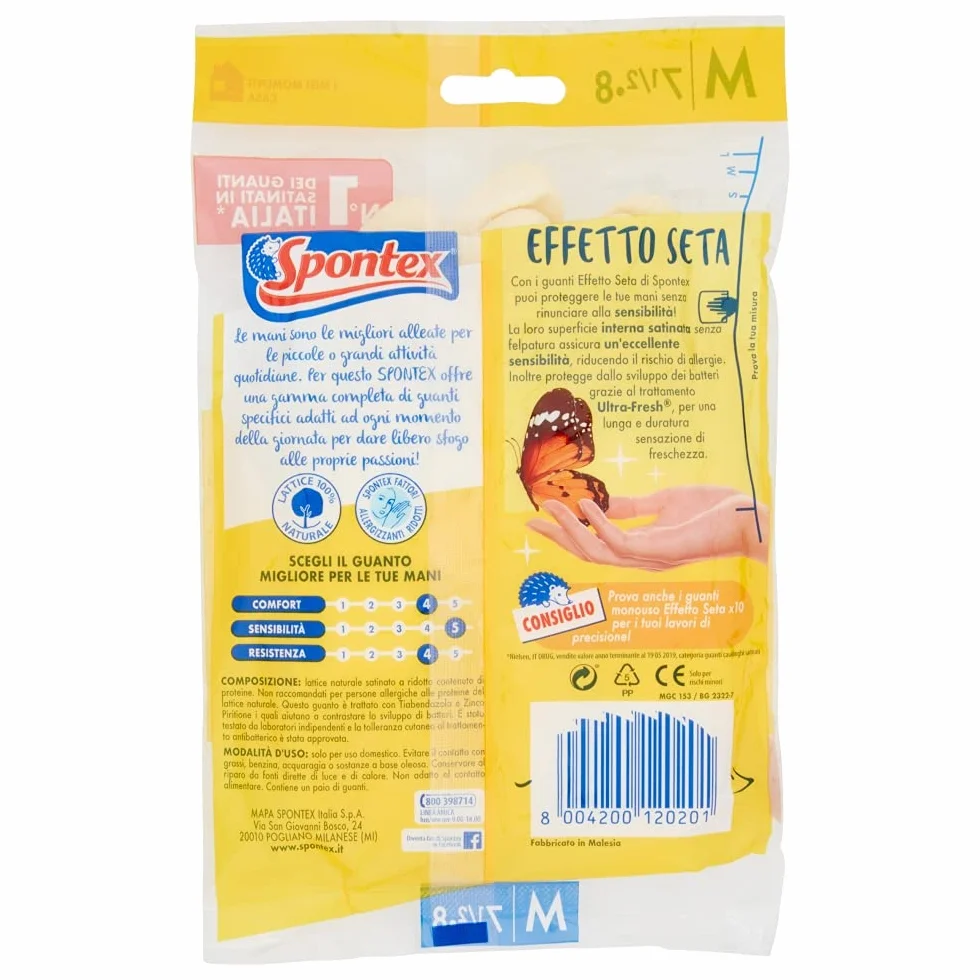 Spontex Guanti setosi Medium 1 paio