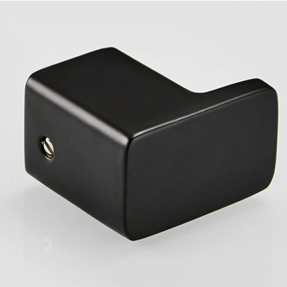 Spazio Alluminio Grigio/Nero/Spazzola Oro Gancio Ganci per accappatoio Gancio per vestiti Appendiabiti a parete Gancio per porta, 5 pezzi grigio stile B