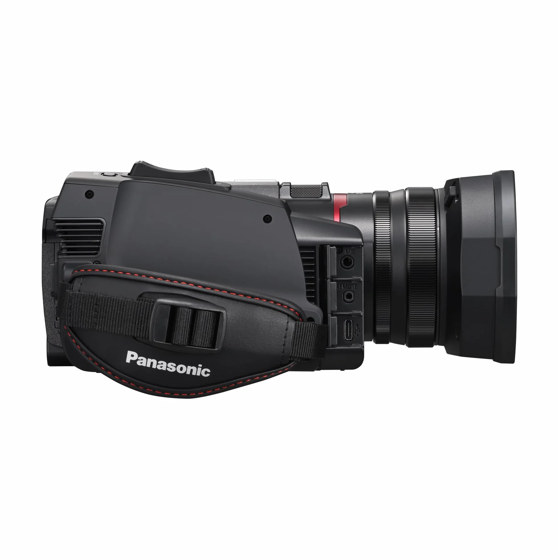 Panasonic HC-X1200E Videocamera Palmare 4K 60p con Obiettivo Grandangolare da 25 mm, Zoom Ottico 24x, OIS Ibrido a 5 Assi, USB PD, Nero