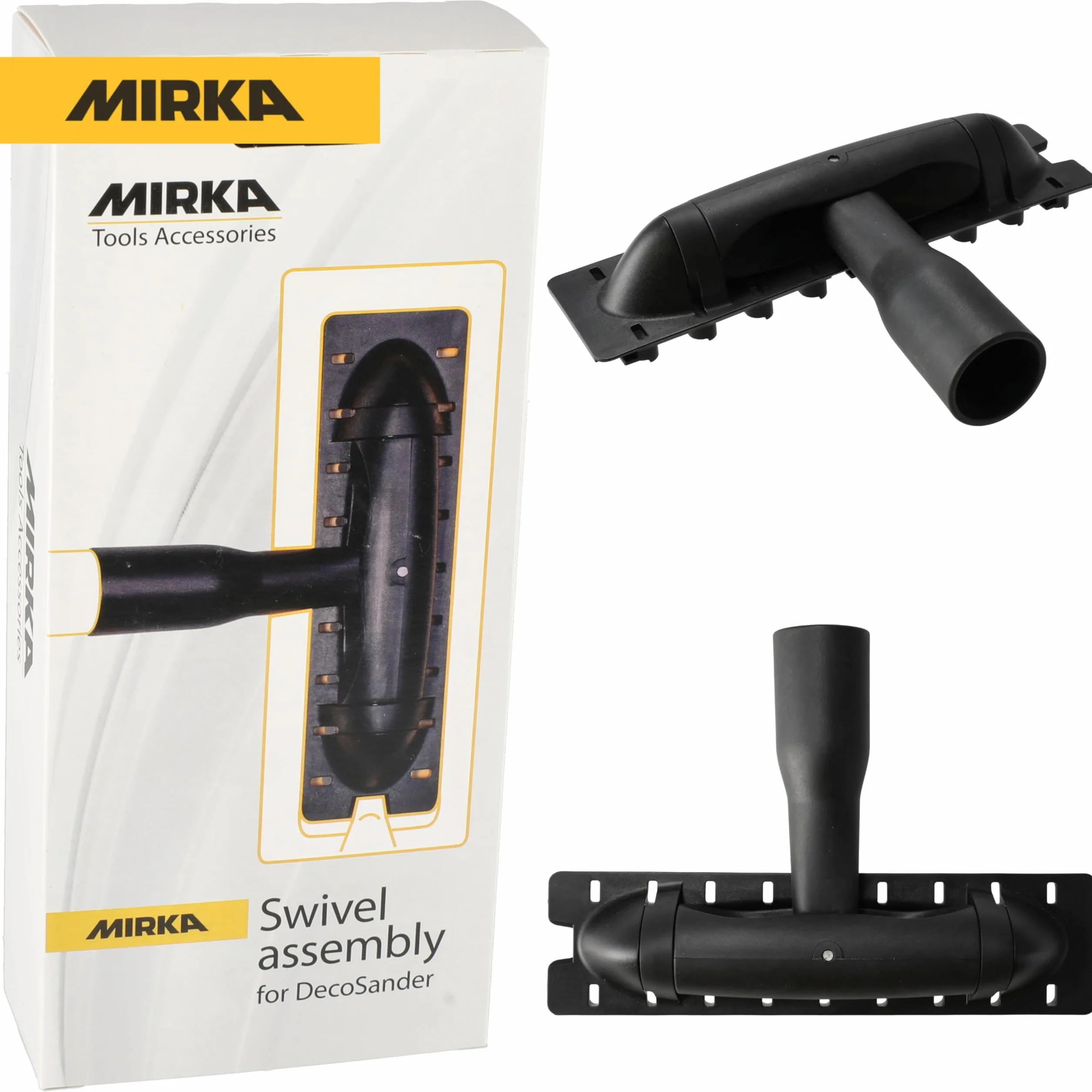 Mirka DecoSander Testa di levigatura stabilizzata 180° per pareti soffitti cartongesso