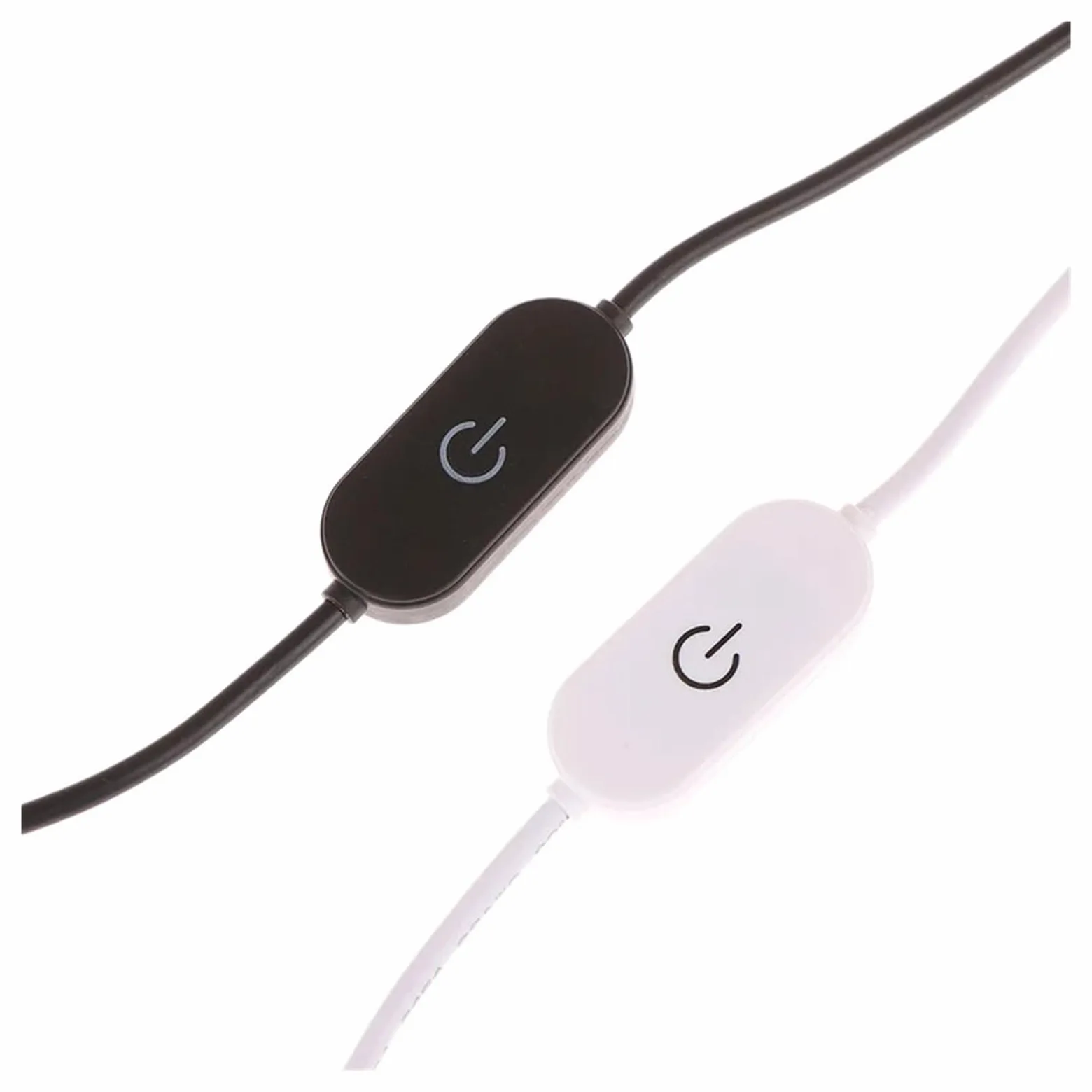 Cavo interruttore dimmer tattile 2A 5V U da 1,5MU Controller dimmer con uscita da 2,0A a 2 fili(Black)