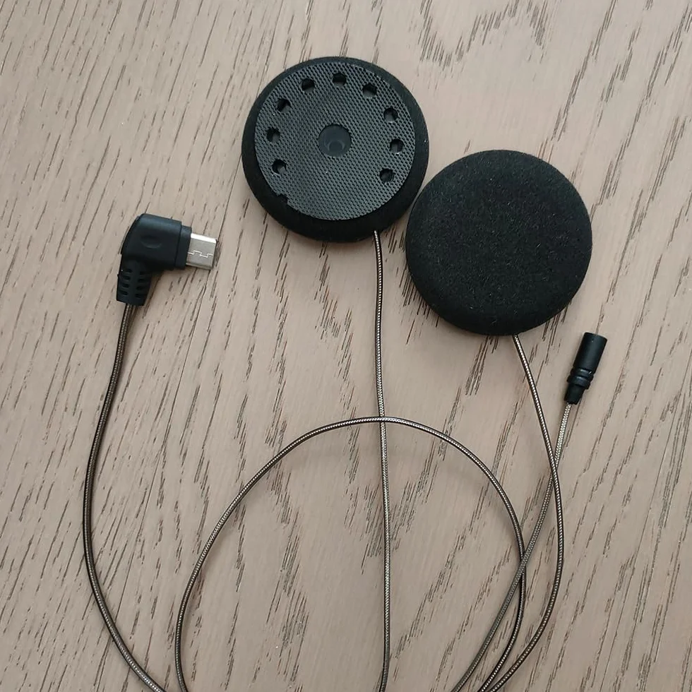 Altoparlante per casco da 45 mm, con microfono, compatibile con LEXIN G4 G2 G16 B4FM
