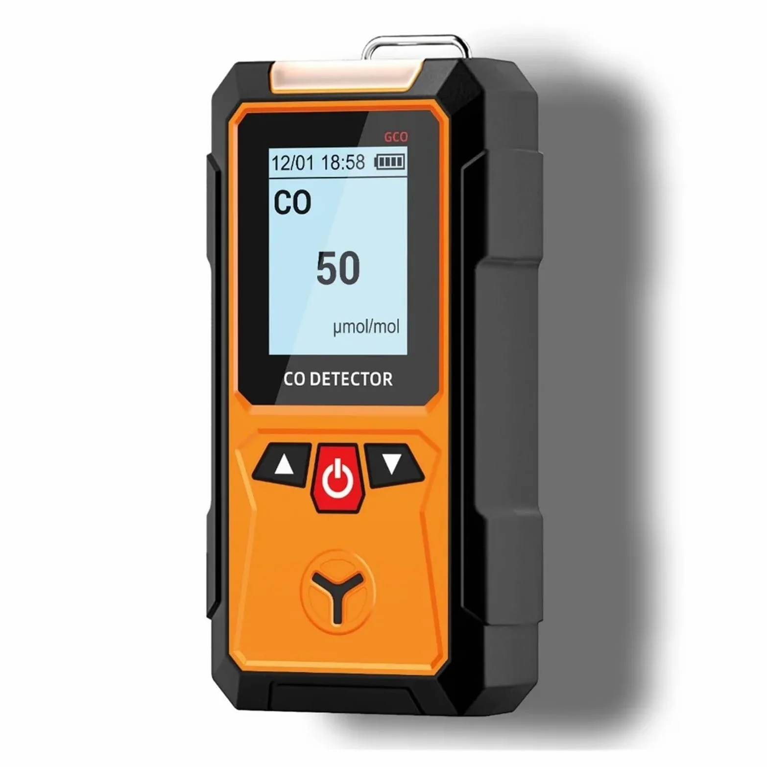 monitor di co2, Rilevatore di monossido carbonio, rilevatore CO ad alta precisione 0-2000 ppm, sensore elettrochimico, allarmi acustici e visivi display LCD per casa, ufficio, auto