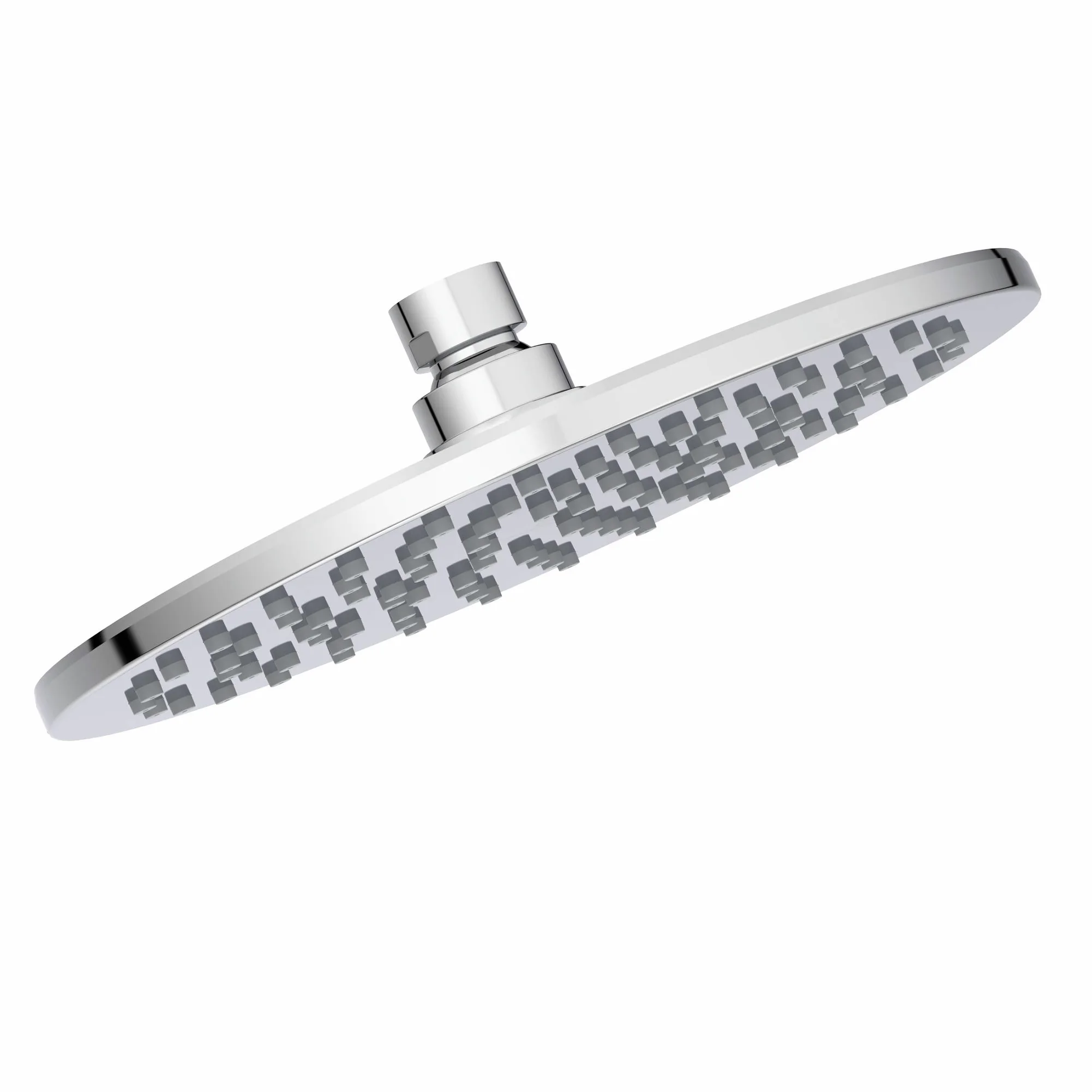 Ideal Standard Idealrain Soffione doccia a pioggia, soffione doccia a risparmio idrico in metallo di alta qualità, attacco universale G-1/2, facile da pulire – Cromo (200x200x10 mm)