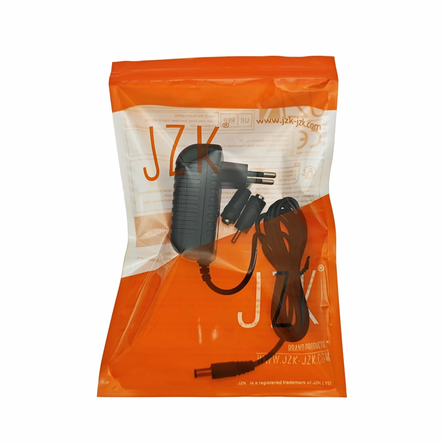JZK Adattatore di alimentazione DC 6 V 1 A 1000 mA. Caricatore da 6 V, adattatore di ricarica da 5,5 mm x 2,5 mm, con connettori da 3,5 mm x 1,35 mm e 4,0 mm x 1,7 mm