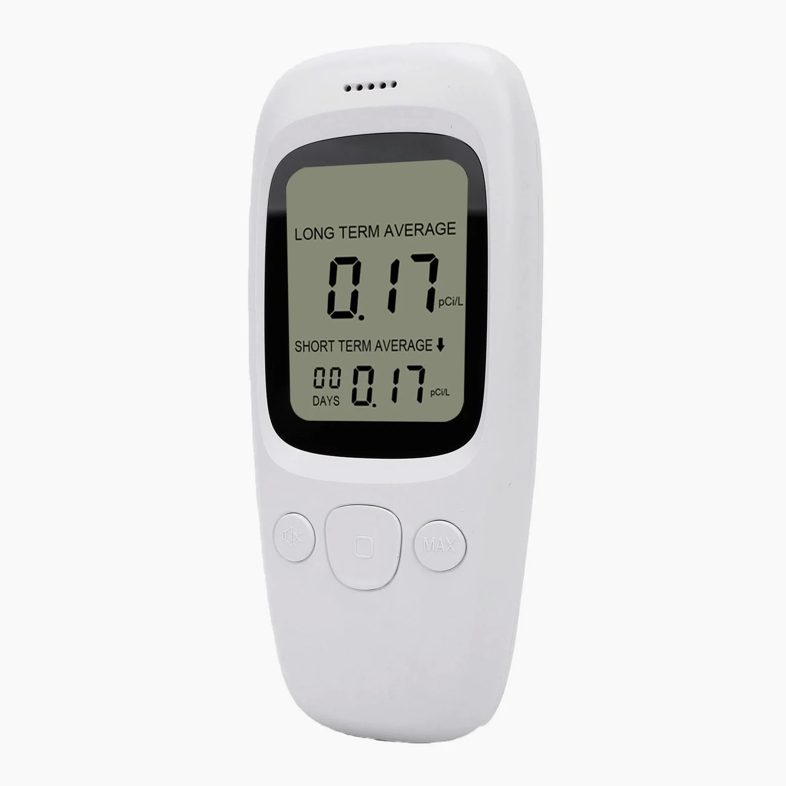Annadue Rivelatore di Radon Portatile 0-270pCi/L con Sensore Ionico, | Monitor digitale per radon, display LCD, uso domestico, con archiviazione dati, per camera da letto, seminterrato, ufficio,