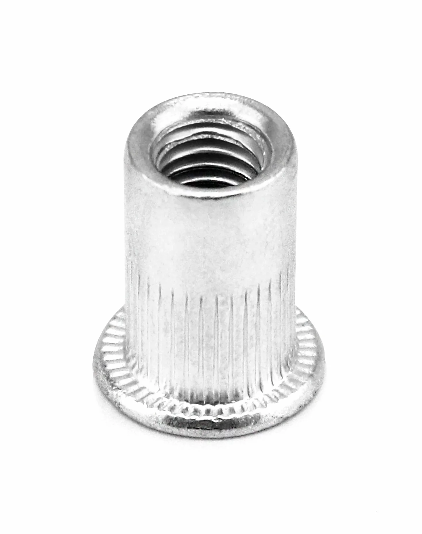 QWORK 50 Pezzi Rivetti Filettati M6, Dadi Rivetti Filettati, Lega di Alluminio