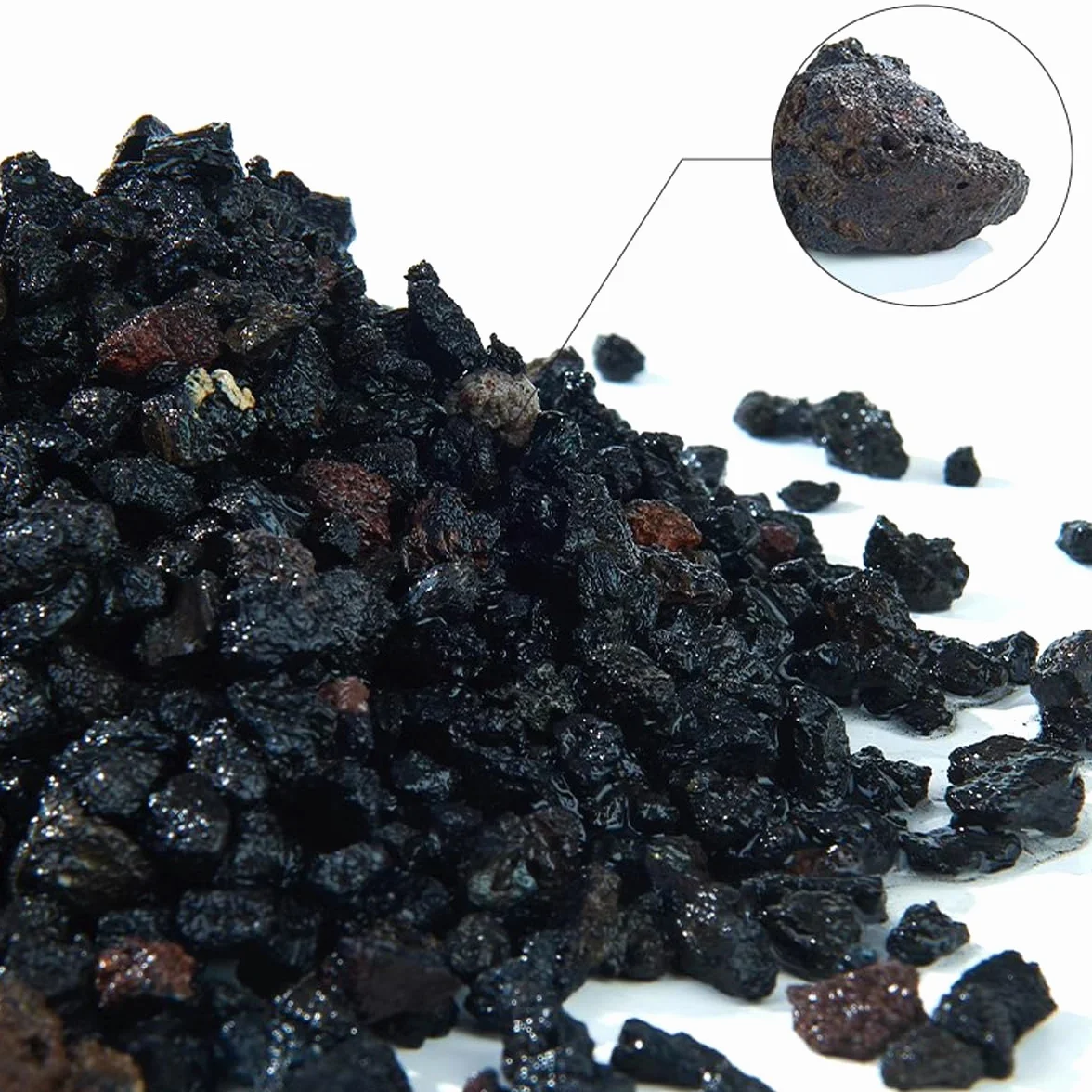 Rocce Laviche Vulcaniche Naturali 2 kg Nera Rossa do Grill Gas Caminetti