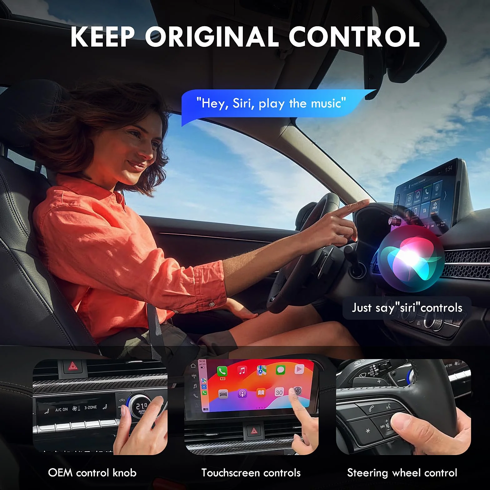 Adattatore Wireless CarPlay per iOS, Adattatore Wireless i-Phone Auto Converte CarPlay Cablato in Wireless, Plug and Play, USB C a A Dongle Wireless CarPlay Adatto per il 90% delle Auto