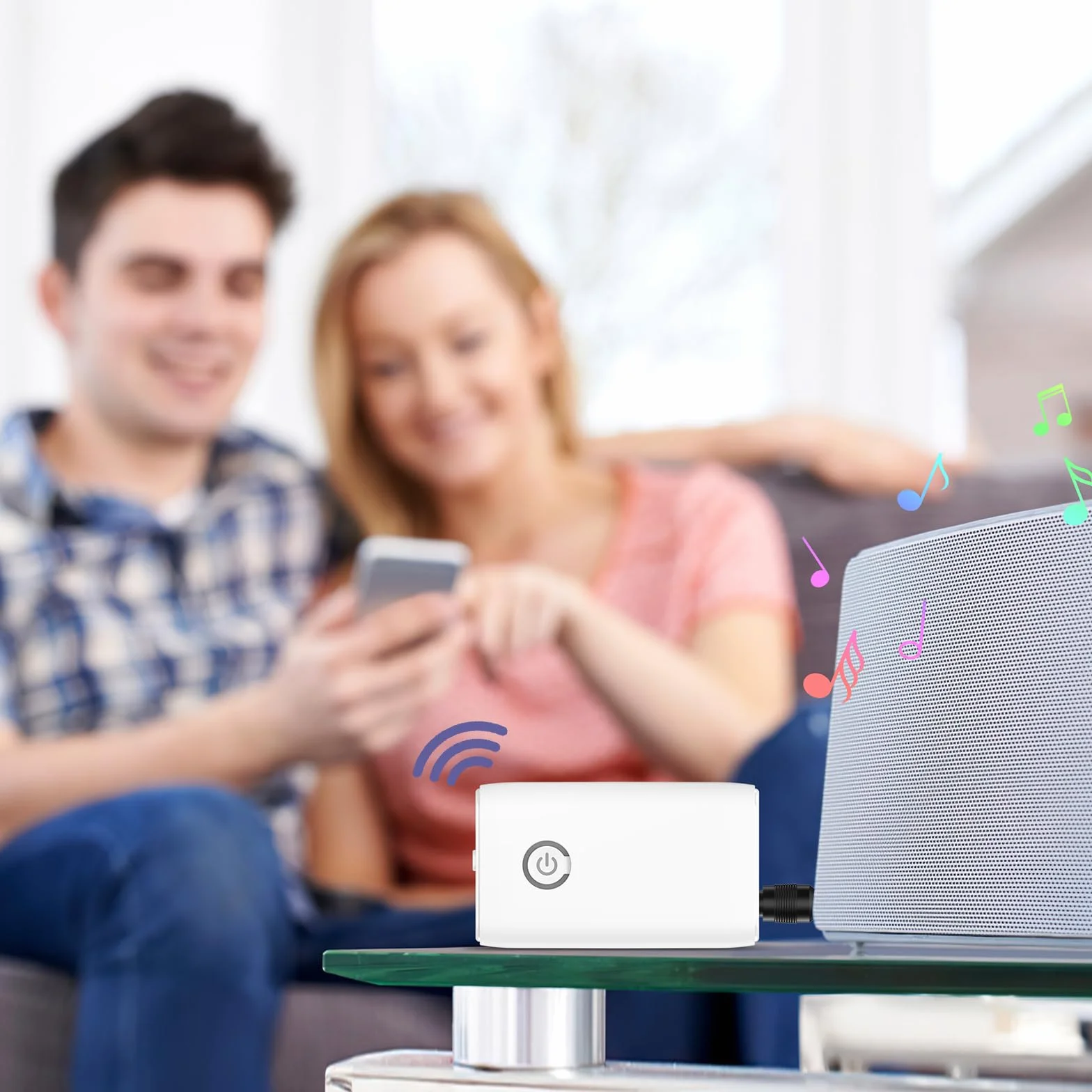 Ricevitore trasmettitore Bluetooth 5.3, adattatore audio wireless Bluetooth 2 in 1 da 3,5 mm con bassa latenza, riduzione del rumore, ricevitore audio plug and play per TV, PC, cuffie,