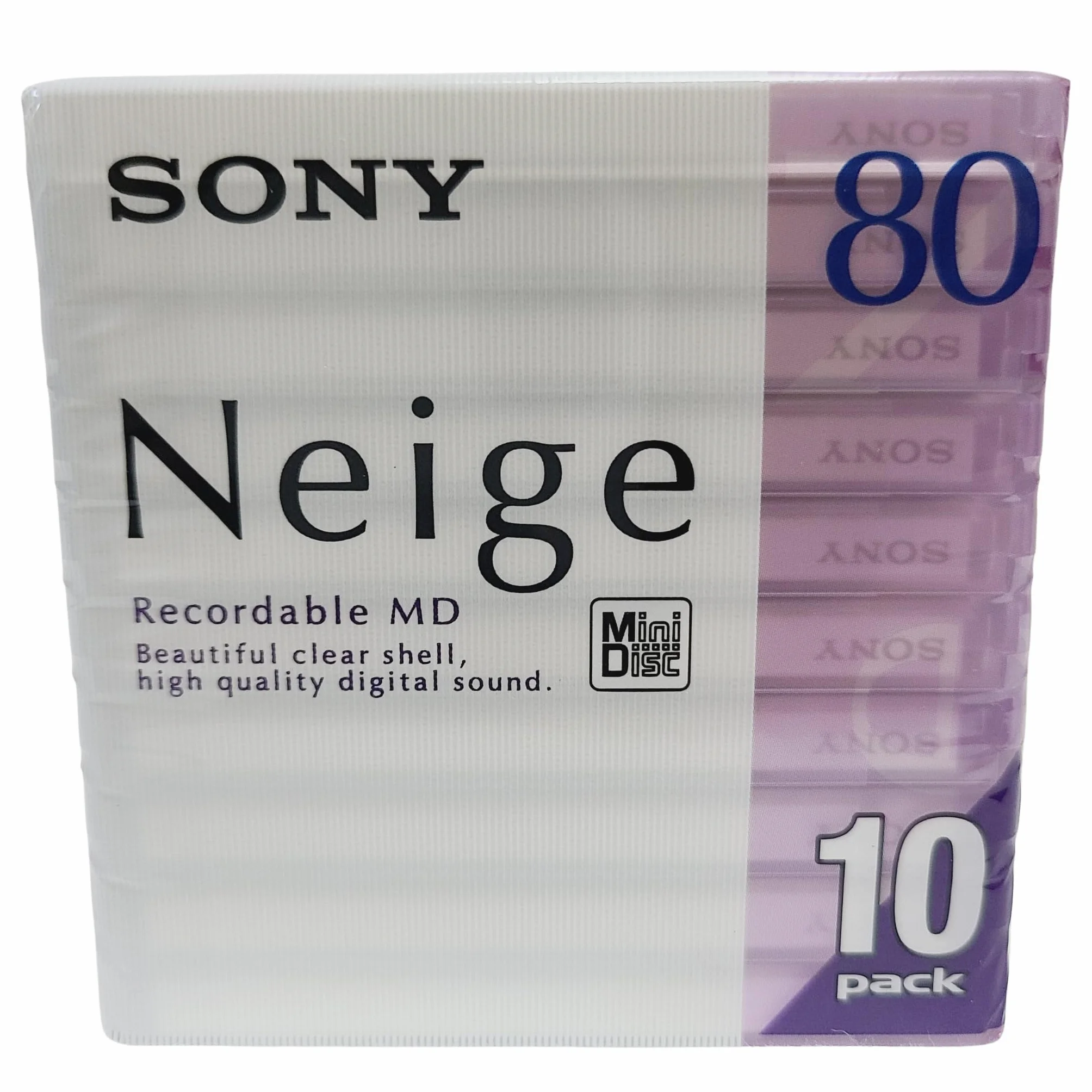 Sony Neige - Confezione da 10 dischi da 80 minuti
