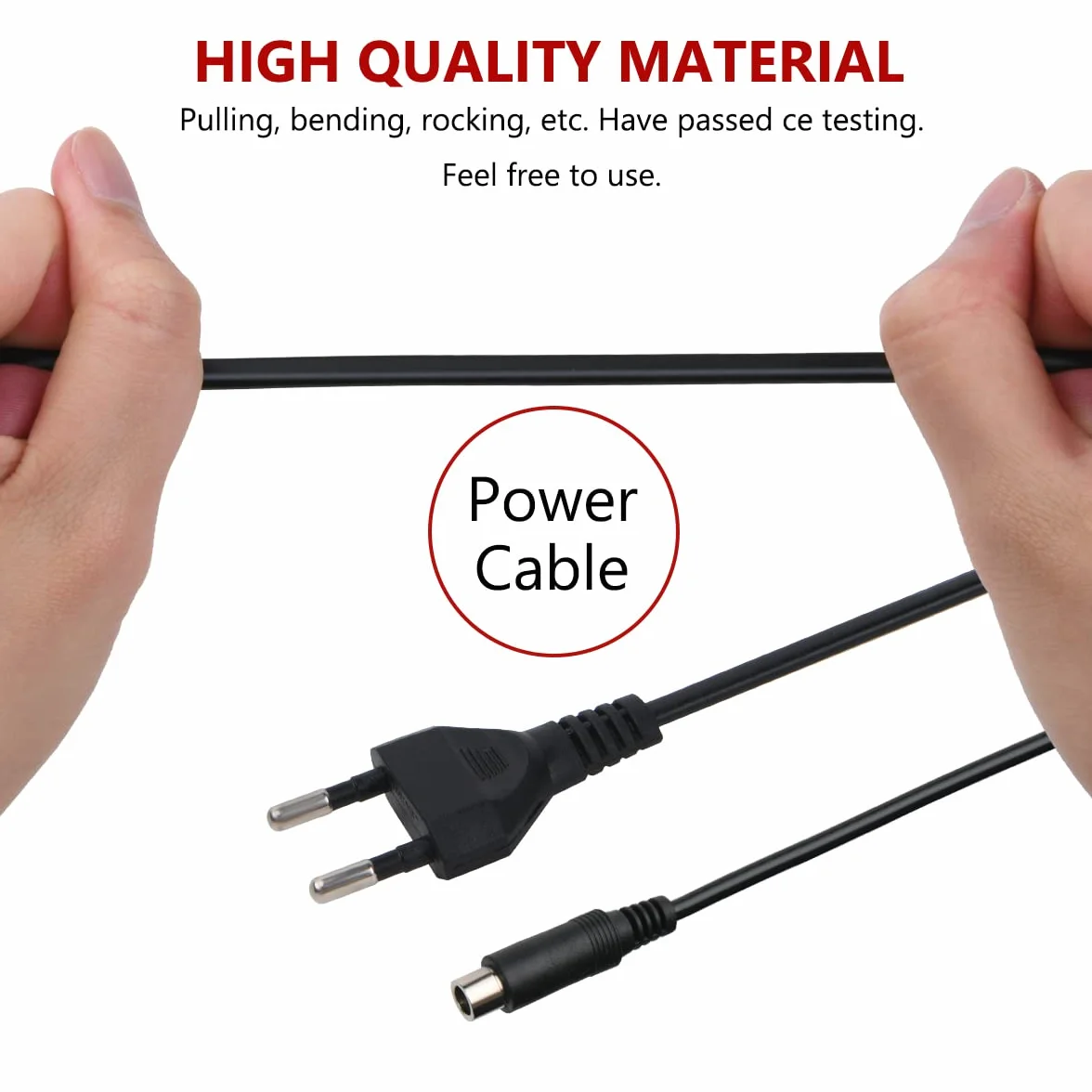 Caricatore Monopattino Elettrico, 42V 2A Adattatore di Alimentazione Caricabatteria Universale con connettore RCA (8 mm), Caricabatteria per Batteria al Litio da 36 V per Xiaomi