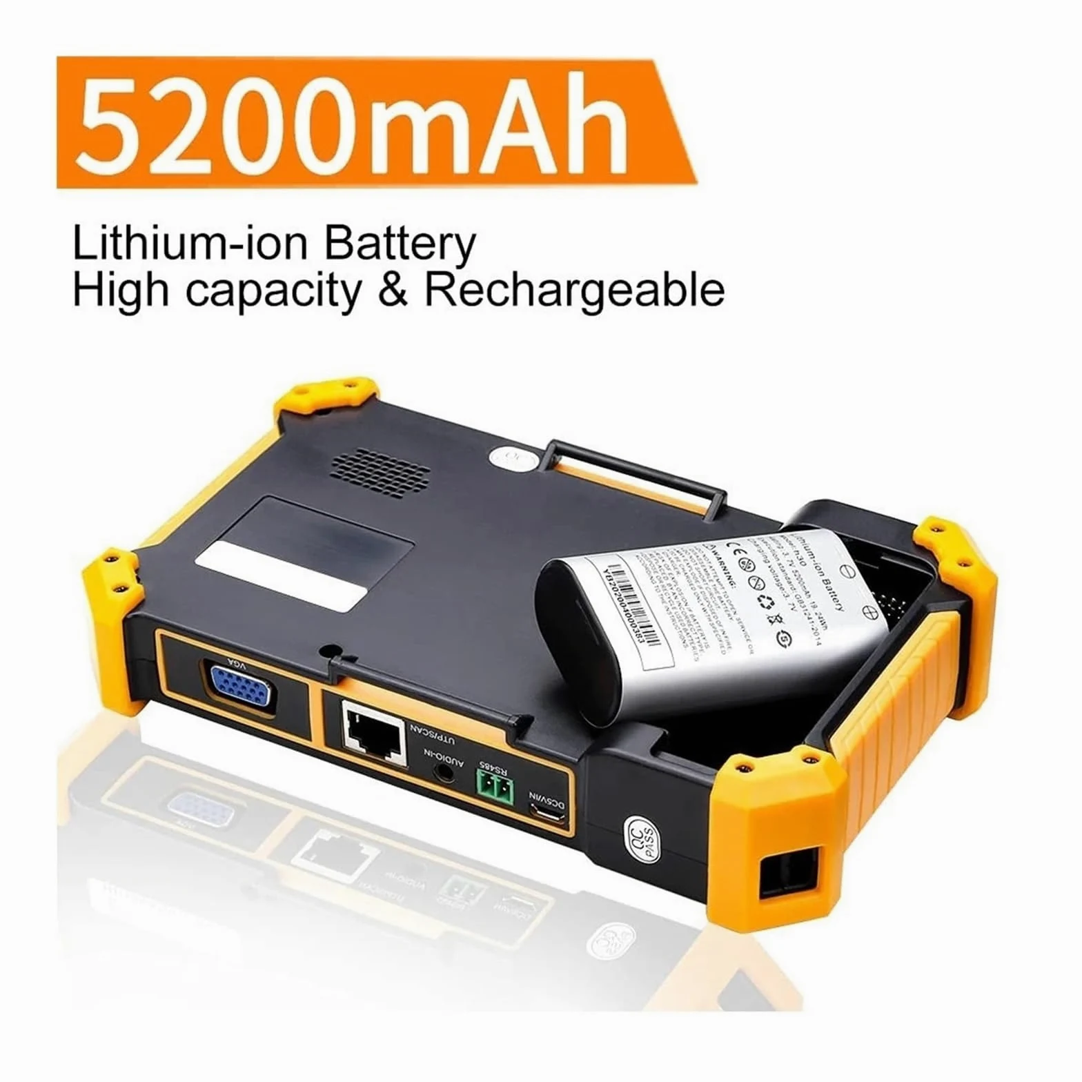 Tester CCTV 3200C Tester For Fotocamera HD Coassiale 4K 8MP ADH VGA SDI Con Tracciatore Di Cavi Monitor Schermo TFT-LCD Da 5 Pollici(IPC-5100Plus)