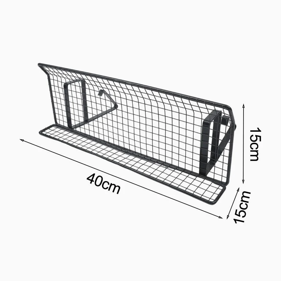Mensola per termosifone, 40 cm, in metallo, per asciugamani e vestiti, salvaspazio, con struttura aperta, per bagno e cucina