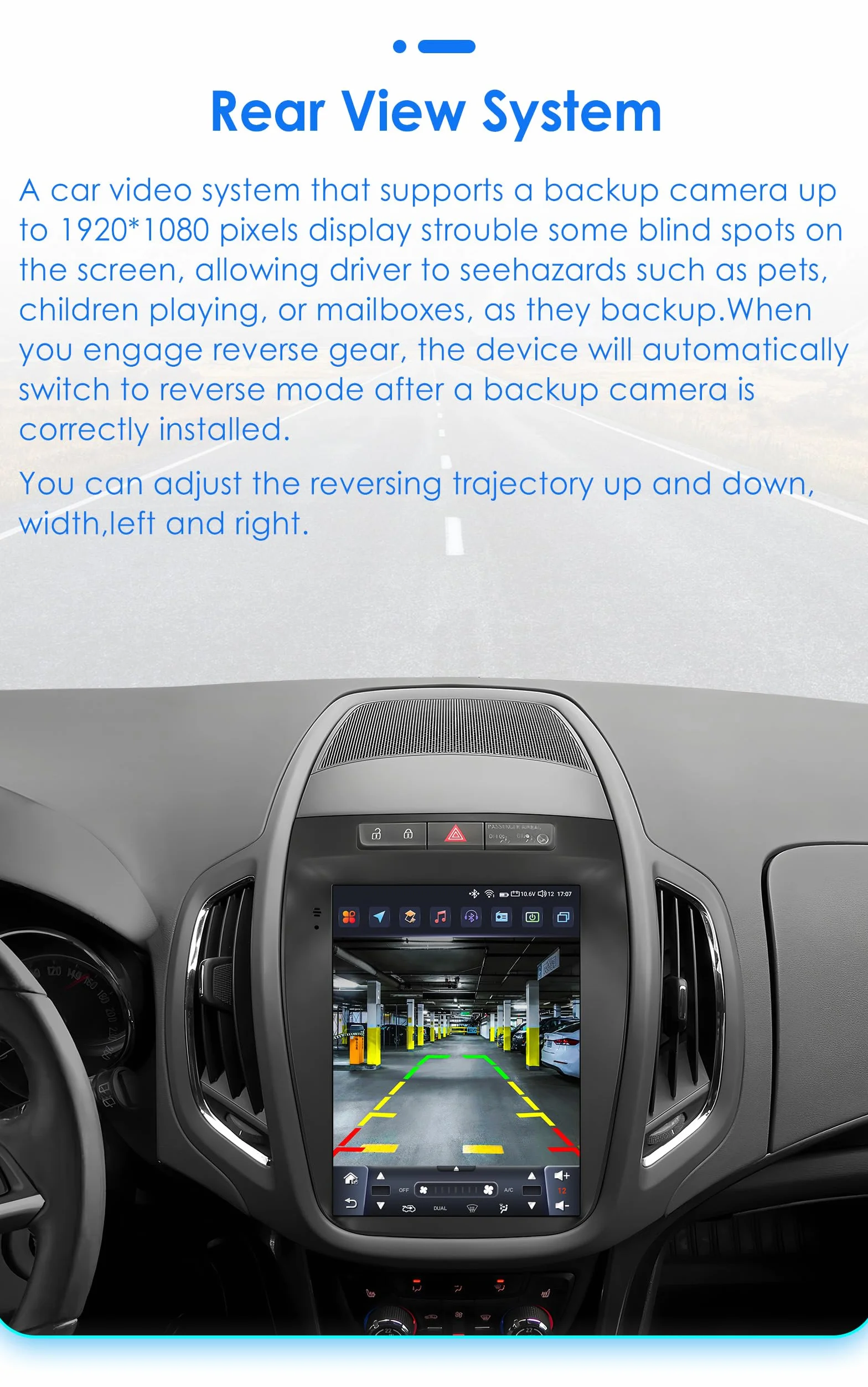 Android 14 Autoradio 9.7 pollici Touchscreen 8 core 4 GB + 32 GB per Opel Zafira C/Vauxhall Zafira C 2010-2016 WiFi Wireless Android Auto & Wireless Carplay Bluetooth WiFi 4G GPS RDS AM/FM
